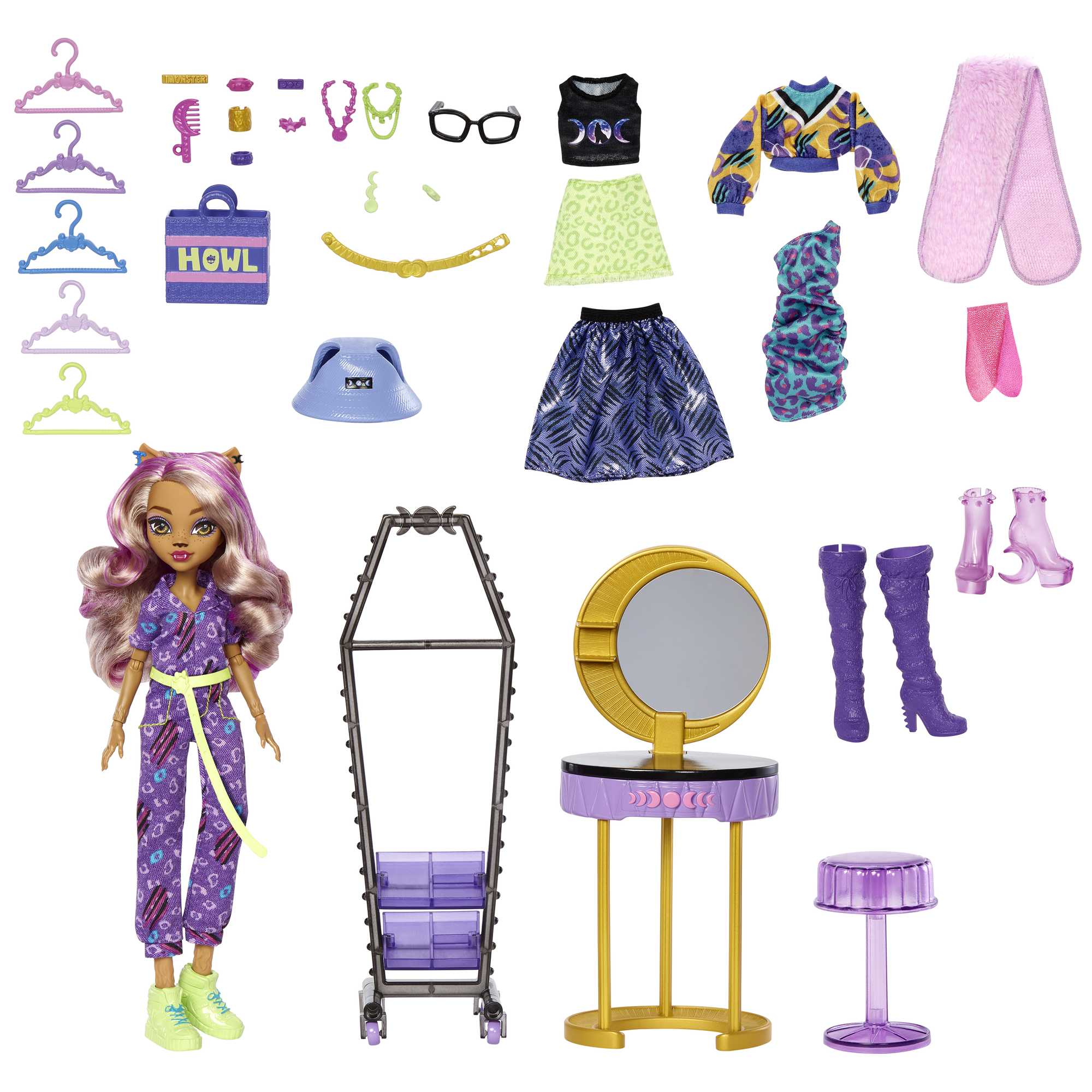 Monster High – Coffret Studio de Mode de Clawdeen Wolf | Mattel