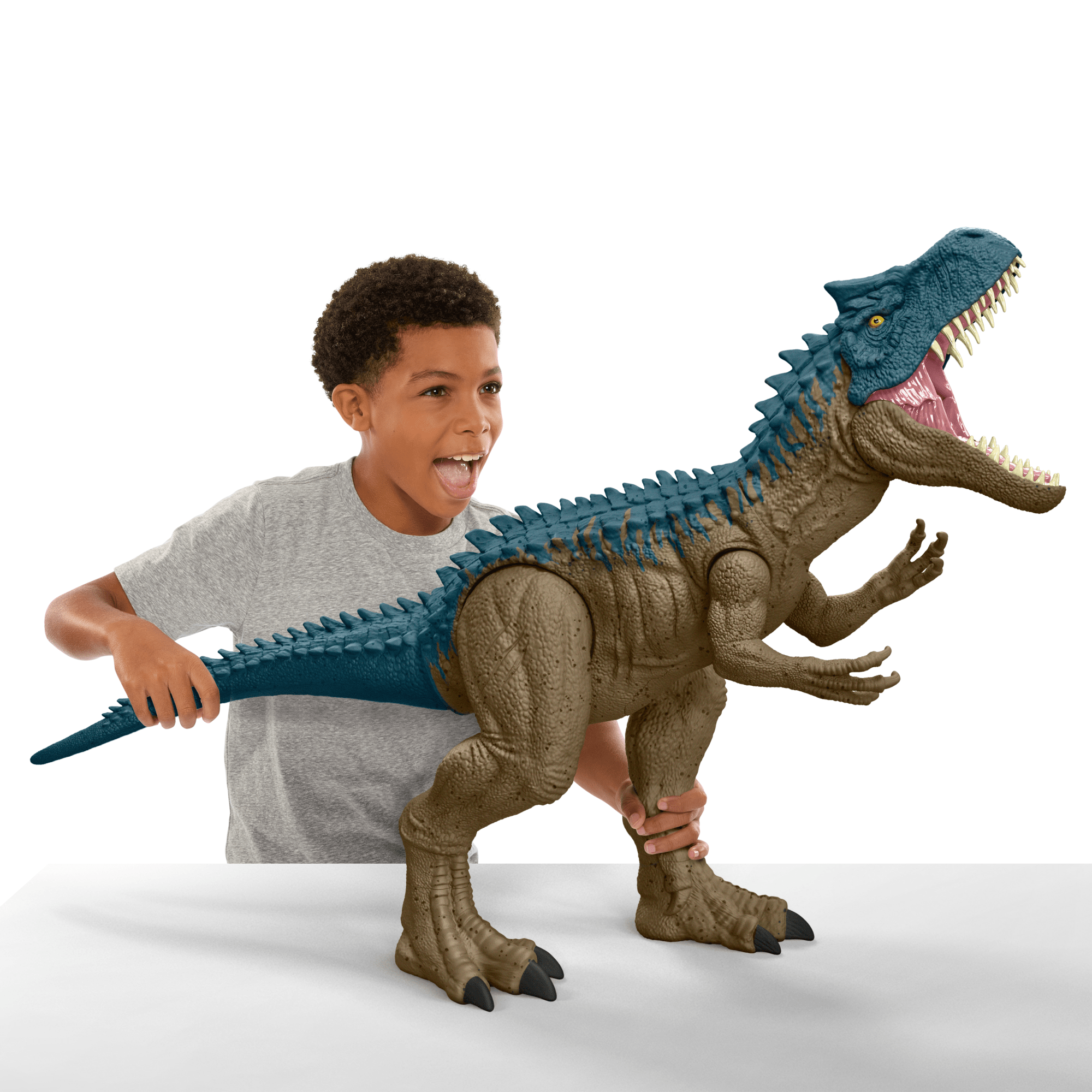 real spielzeug JURASSIC WORLD ALOSAURIO SUPERCOLOSAL | Mattel