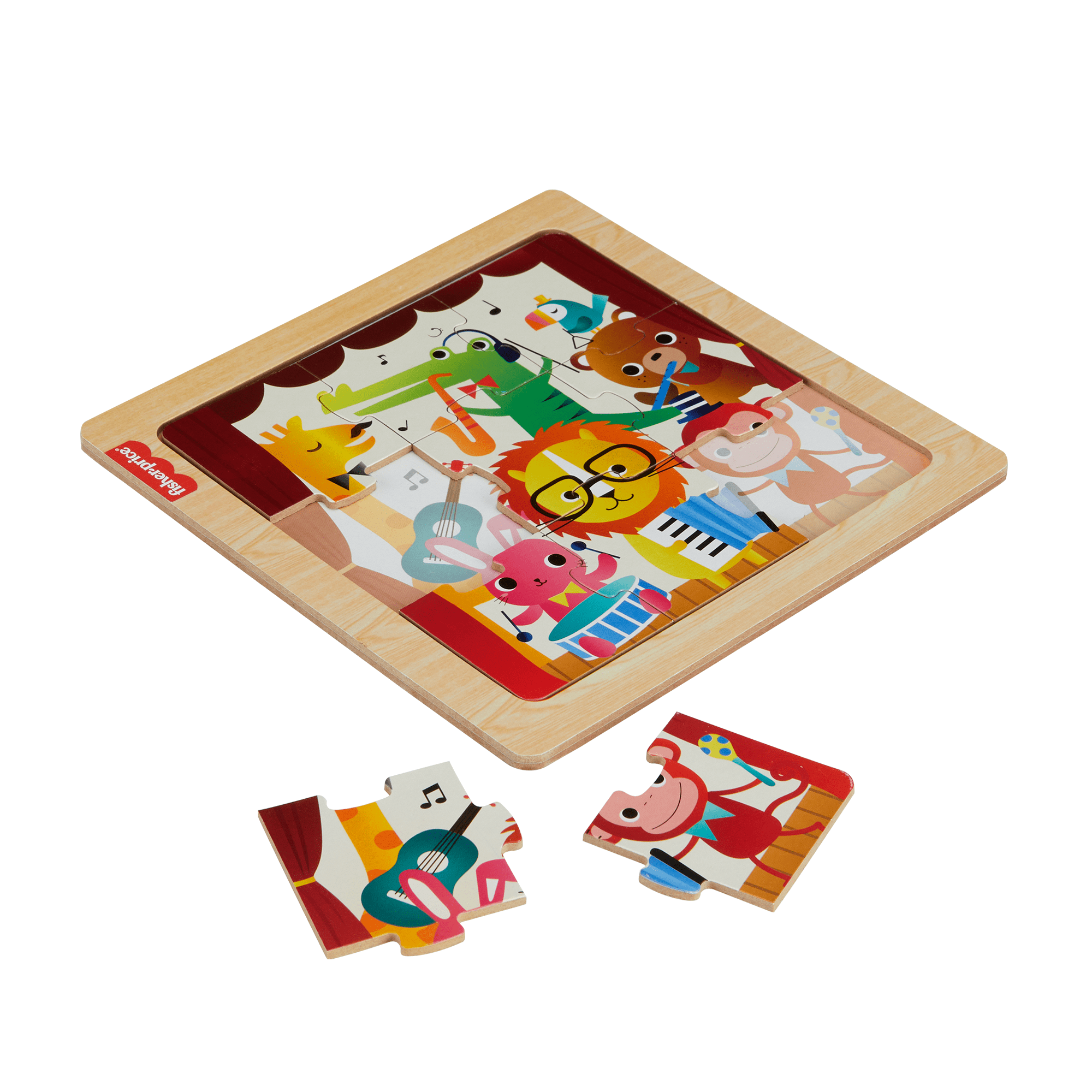 Fisher Price Wooden Jigsaw Puzzle Mattel