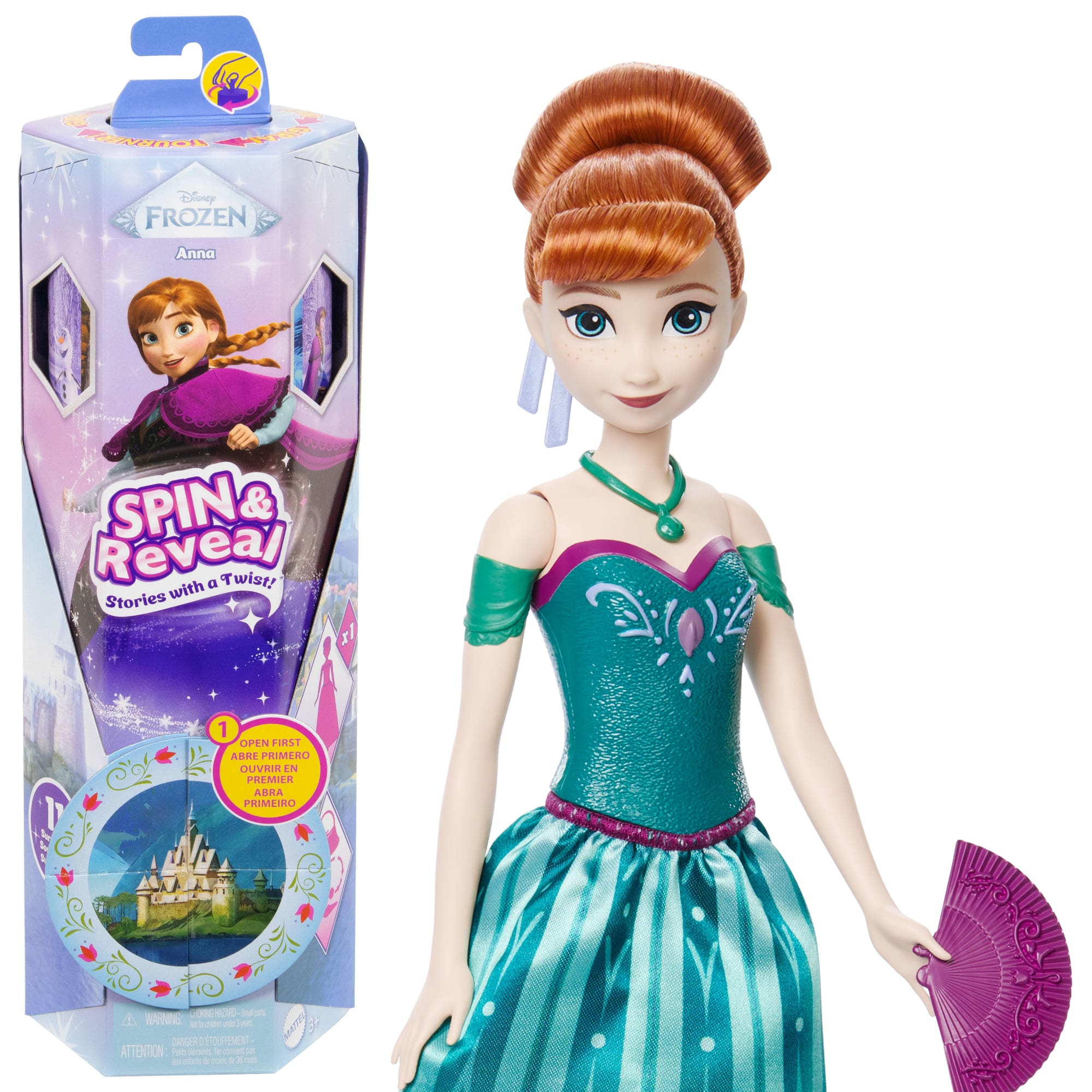 パーツ anna.anna.810 Disney Karlar Ülkesi Eğlenceli Sürprizler Anna bebek, aksesuarlar