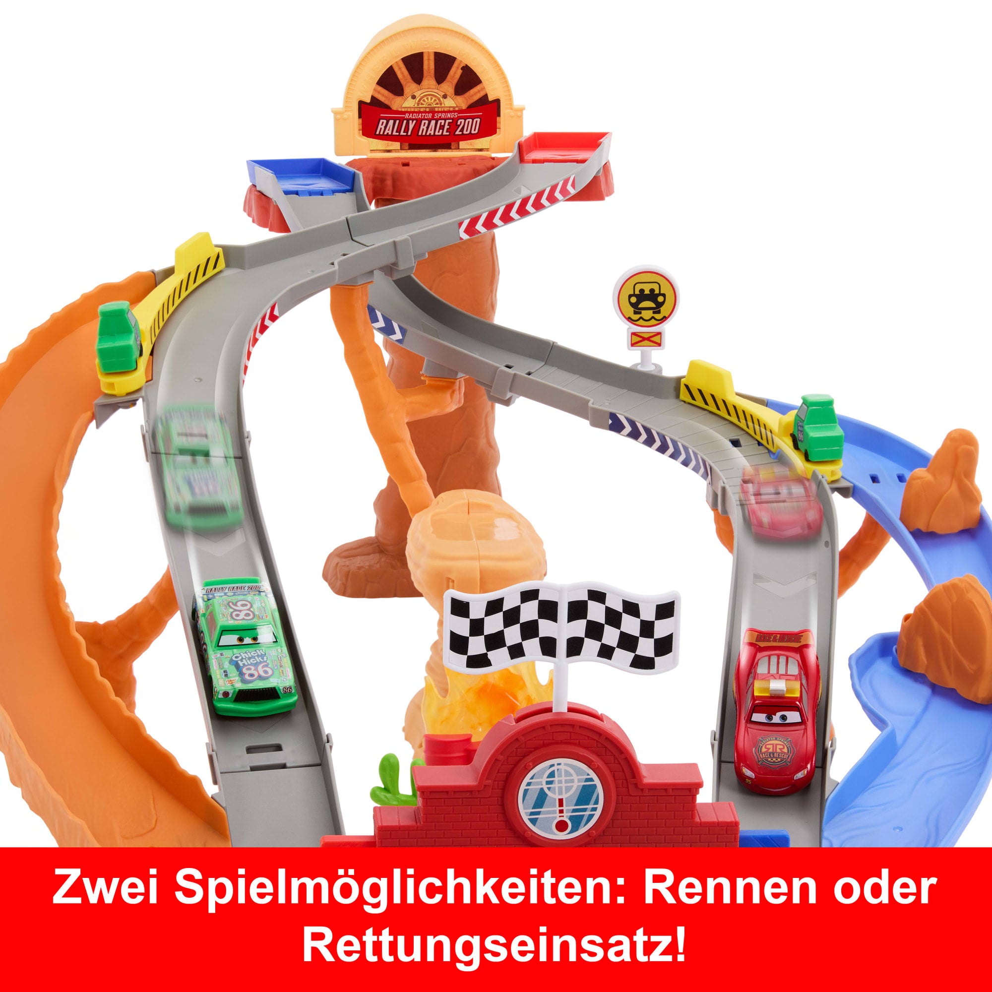 Disney Pixar Cars Radiator Springs Rennen & Retten Rettungsweg ...