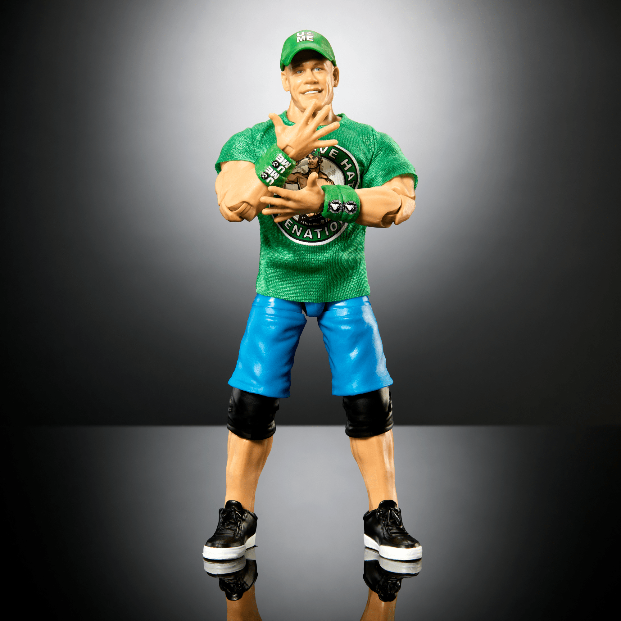 Mattel WWE - Personaggio Elite John Cena, action figure da collezione con tecnologia TrueFX, accessori da combattimento inclusi e 25 punti di articolazione, giocattolo per bambini, 8+ anni, HKN80
