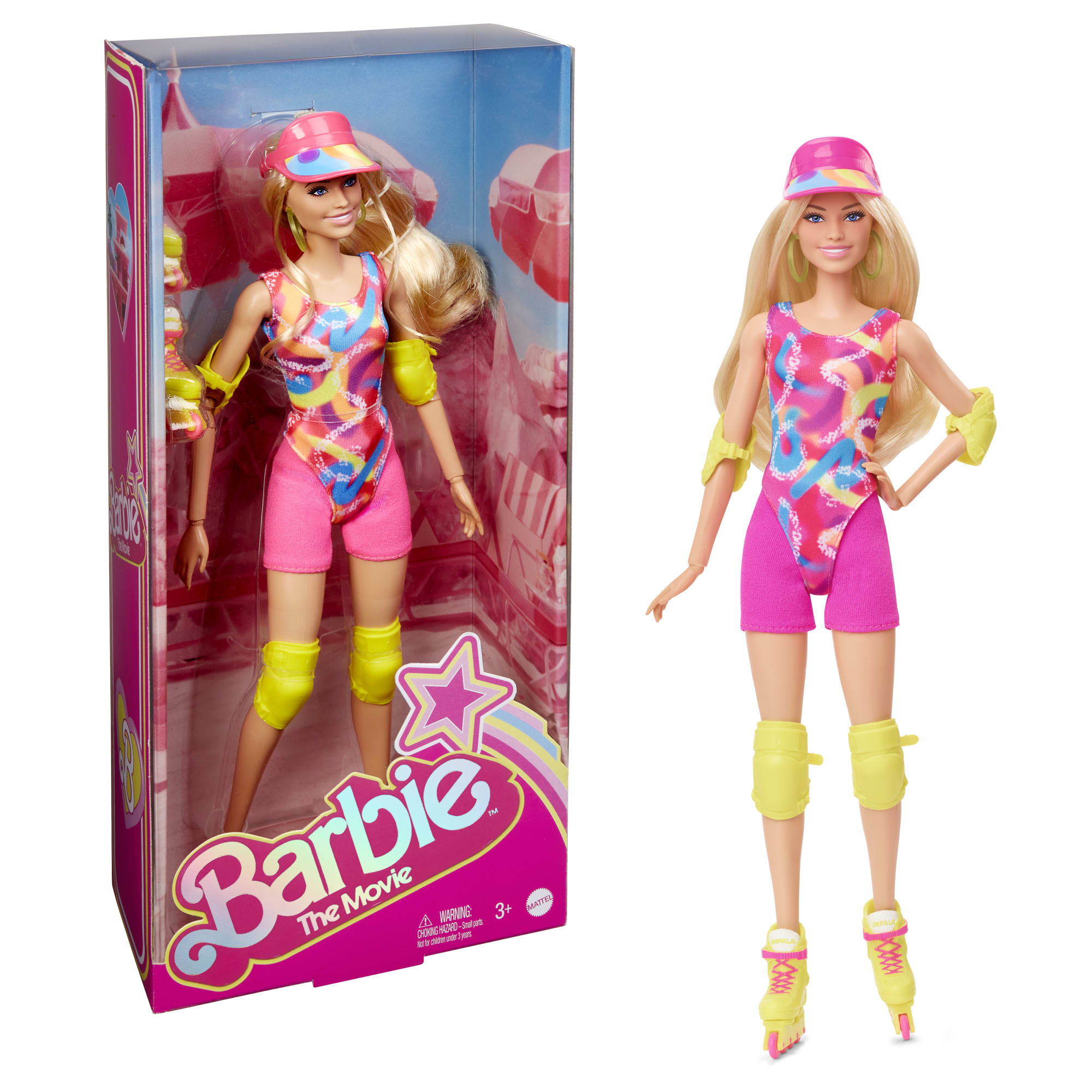 Barbie Movie Roller Skating Beach Set Mattel