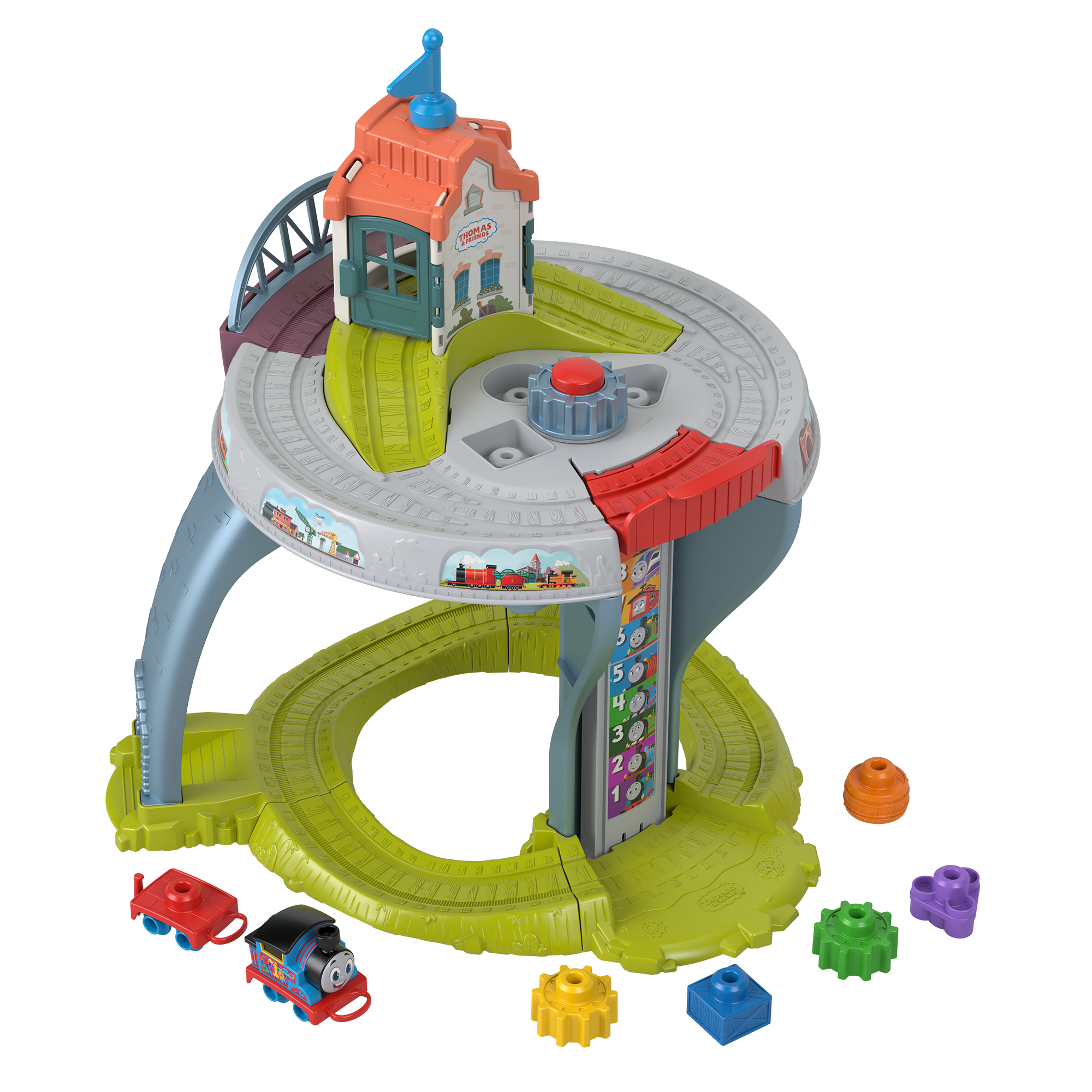 Fisher-Price Thomas Y Sus Amigos – Locomotora Motorizada James Con Vagón De Carga, A Pilas Para Preescolares