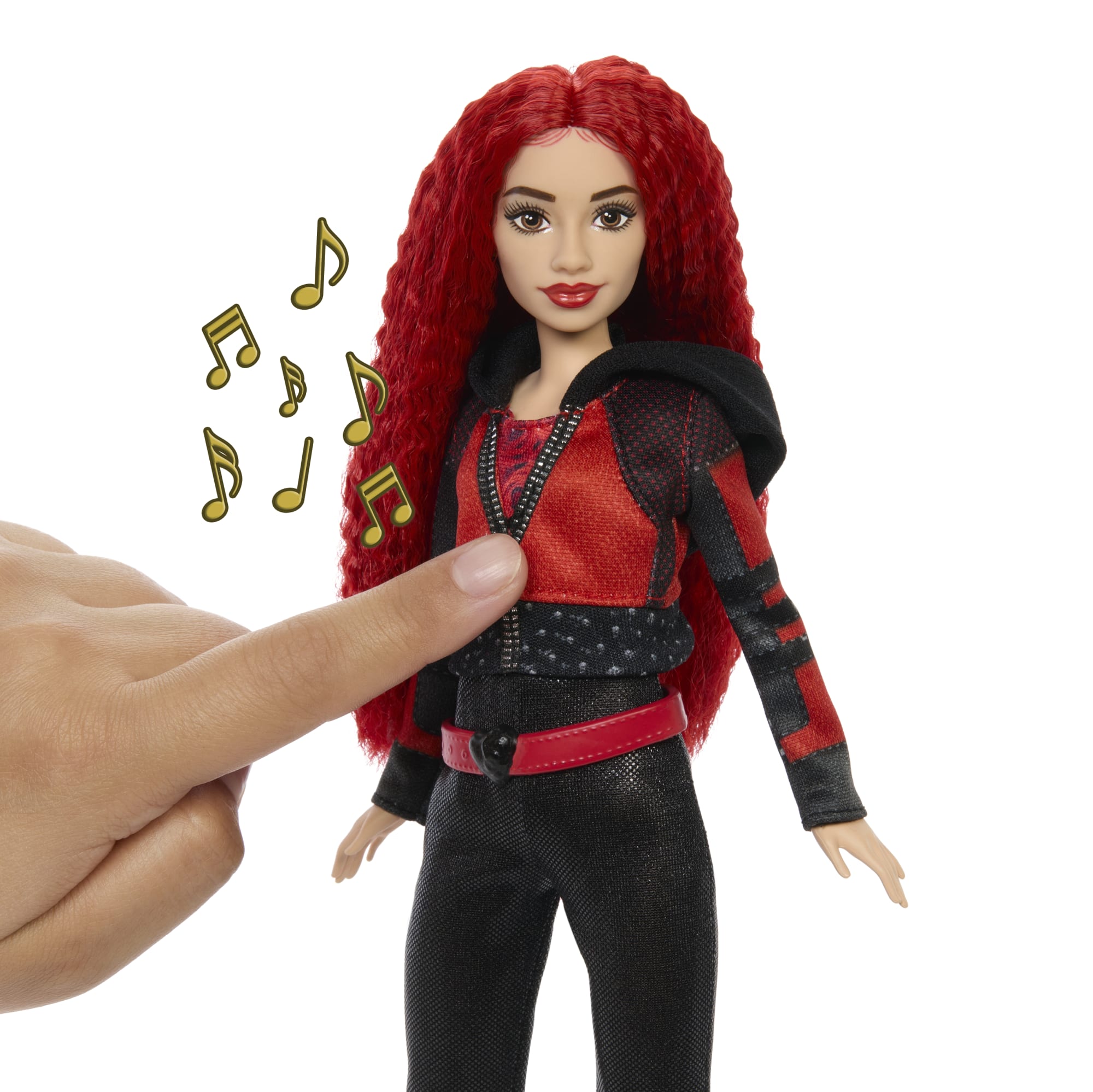 Muñecos Los Descendientes Muñeca Cantarina De Red Inspirada En