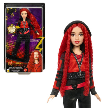 Muñeca Cantarina De Red Inspirada En Descendants 4: The Rise