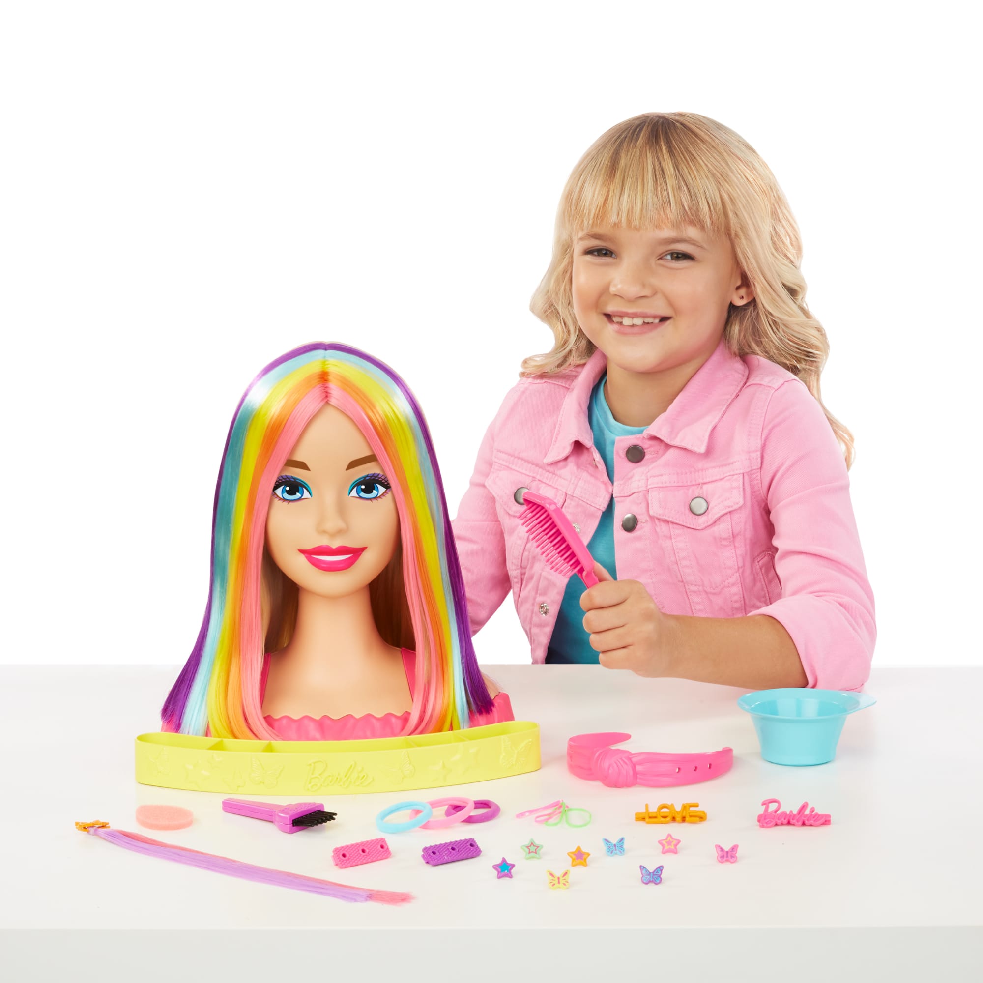 8 Corde Colorate Per Intreccio Capelli Justfox – Accessorio Styling Arcobaleno Lungo 95 Cm