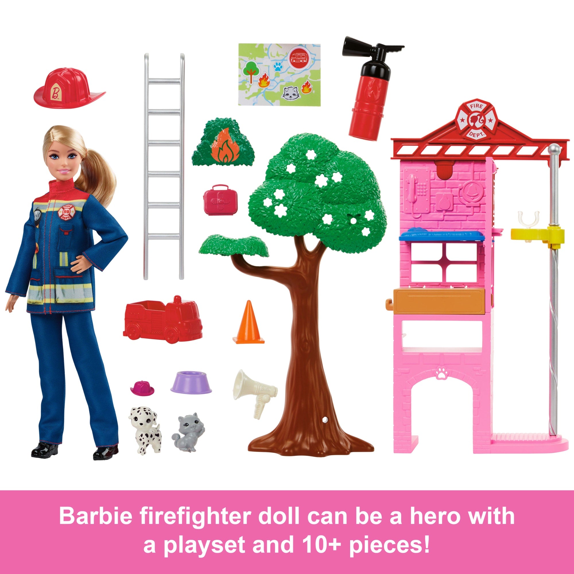 BARBIE® Firefighter Playset Mattel