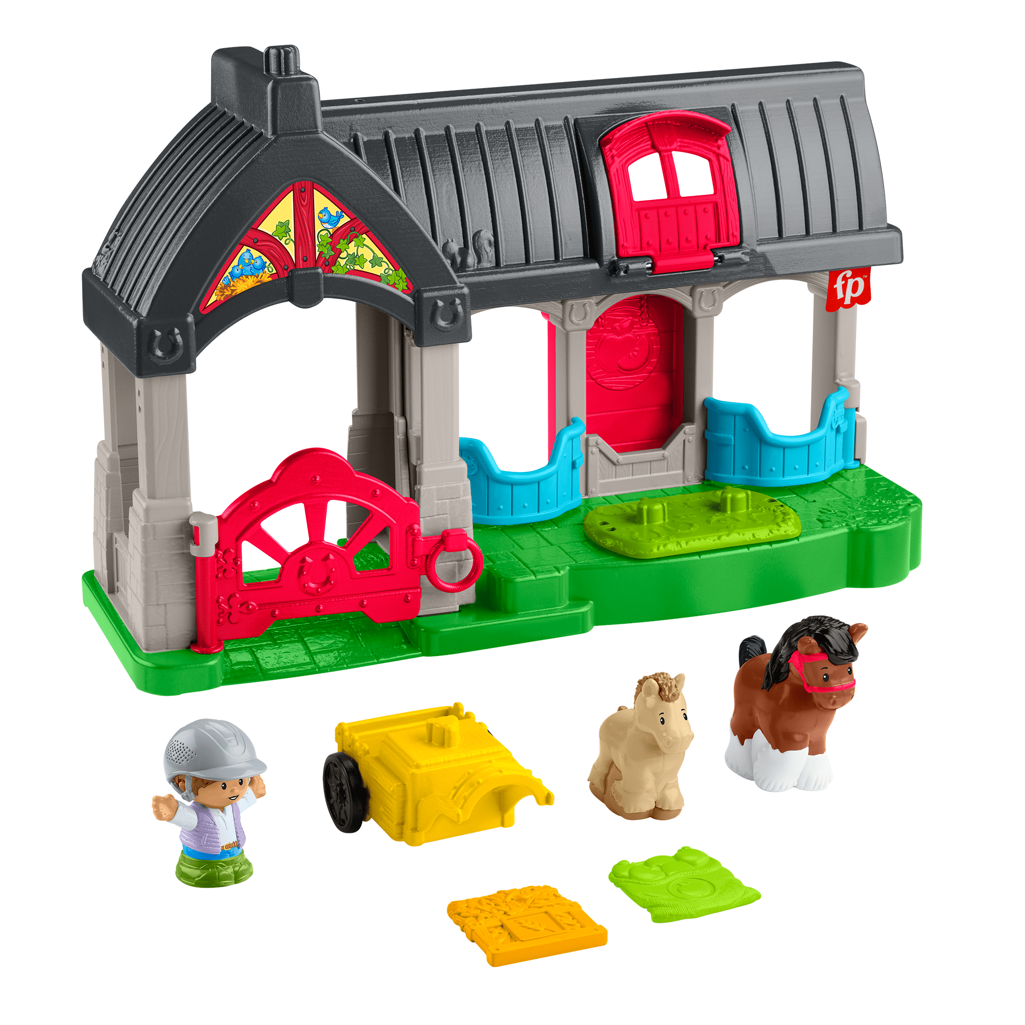 Little People Friendly Horses Stable Mattel