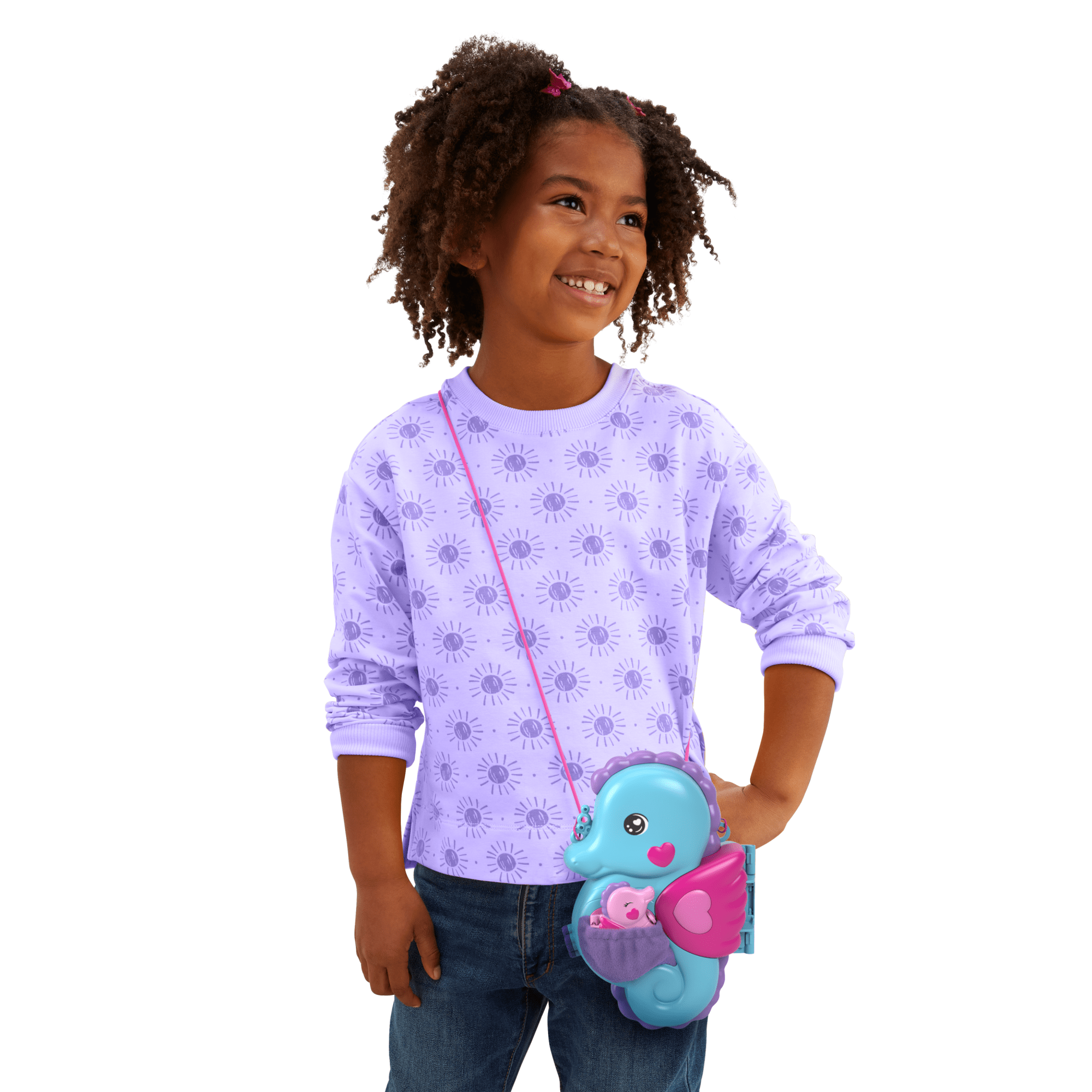 POLLY POCKET™ DADDY ME™ Seahorse Purse Mattel1