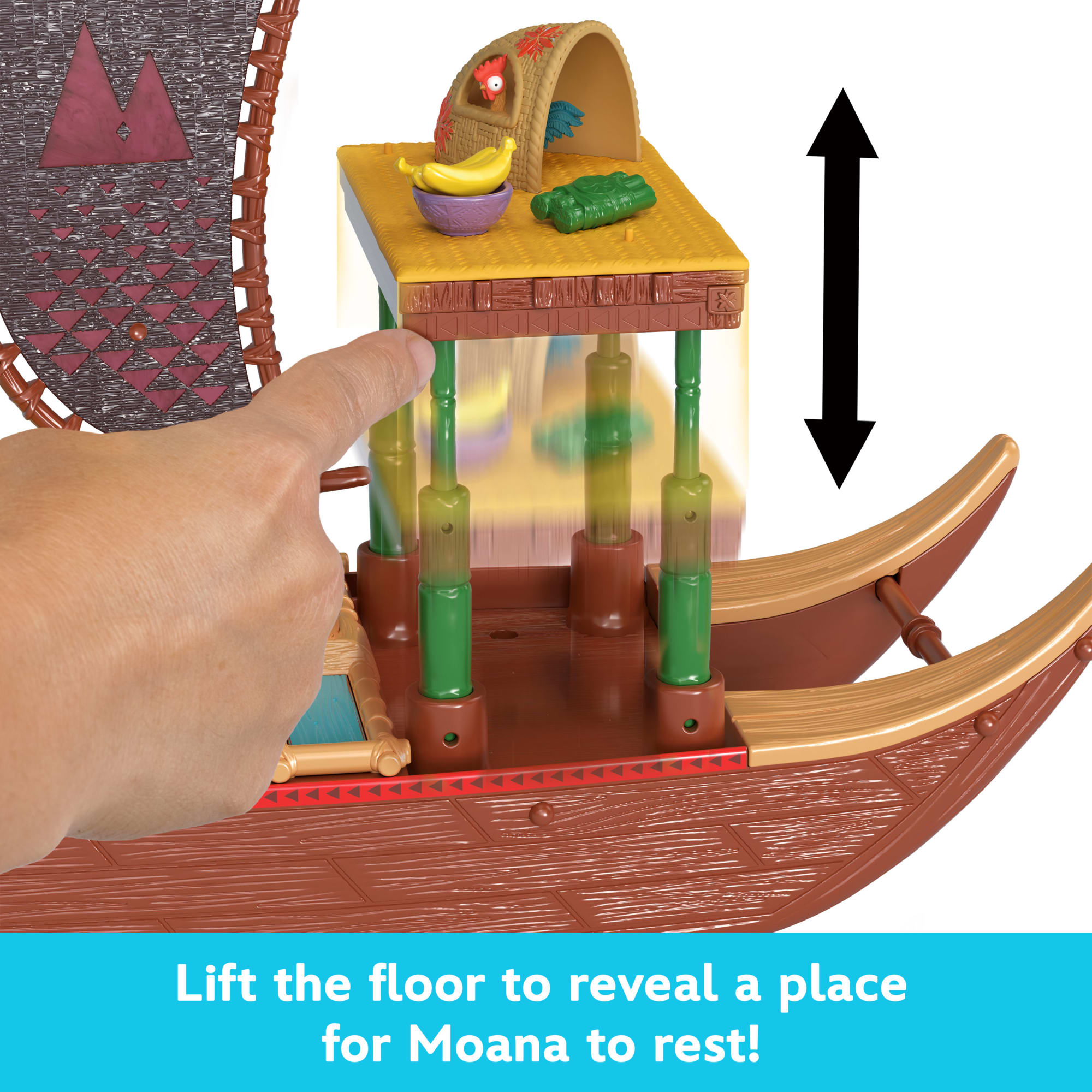 Disney Moana 2 Moana's Adventure Canoe | Mattel