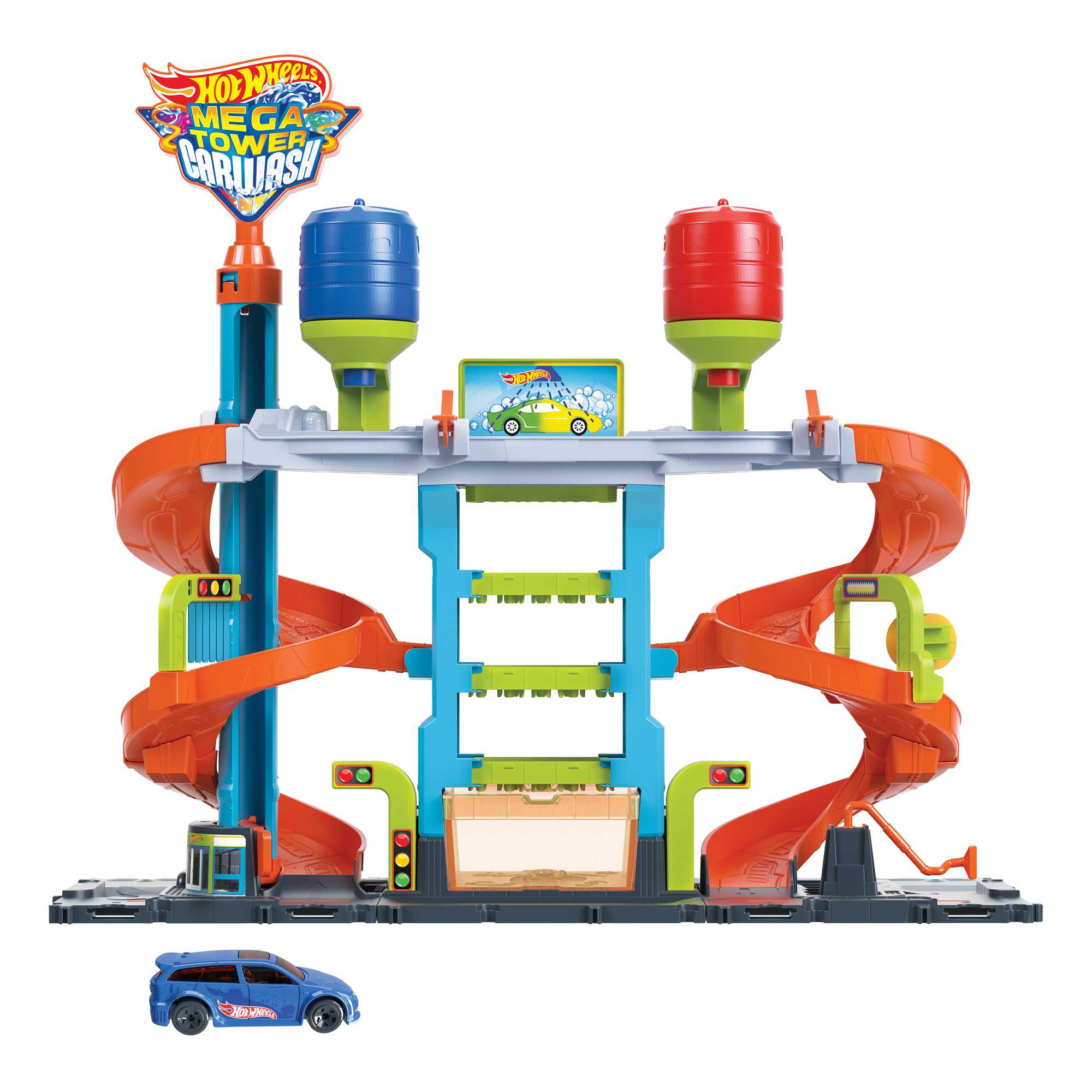 Hot Wheels Mega Tower Car Wash Mattel