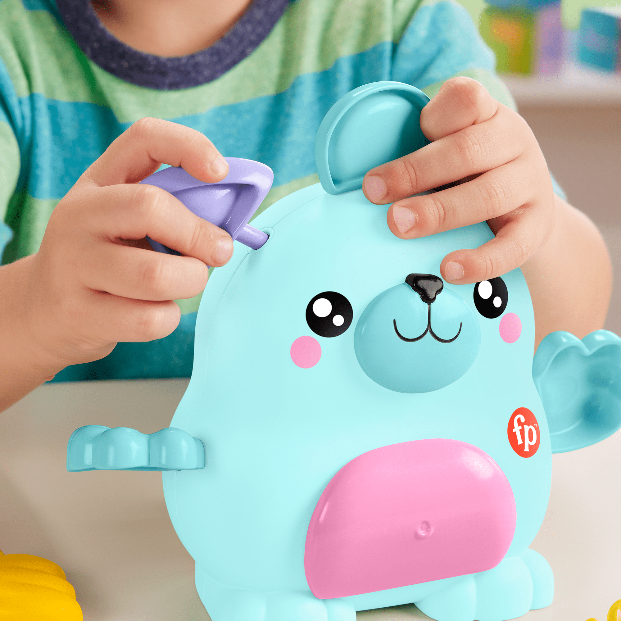 Fisher-Price FP Pets Mix & Match Dierenvriendje, bouwspeelgoed voor ...