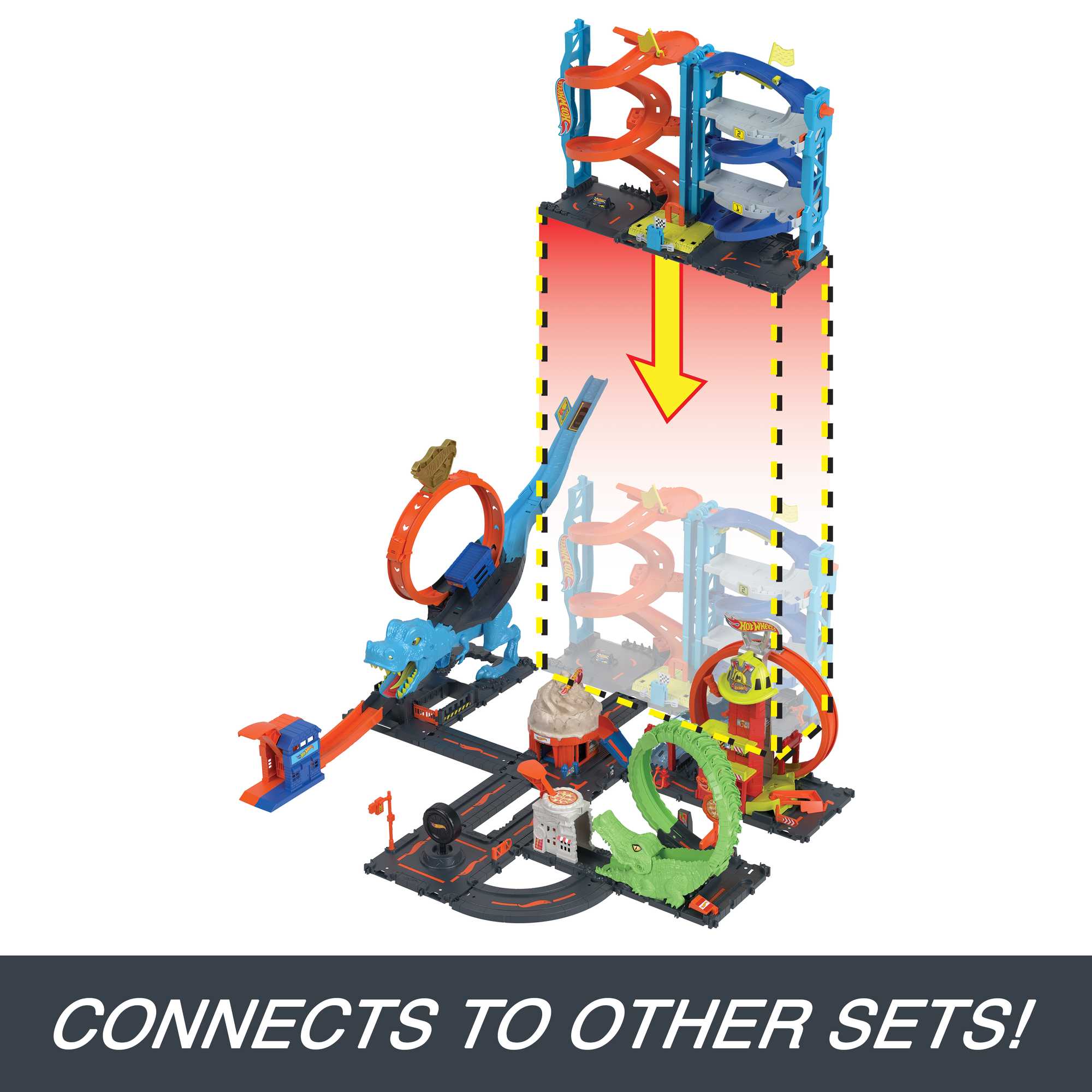 Hot Wheels® City Transforming Race Tower, playset | Mattel