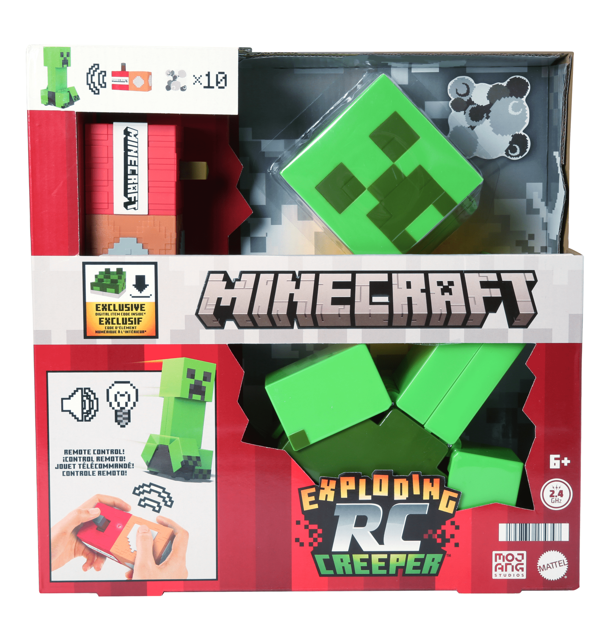 MINECRAFT Exploding RC Creeper | Mattel