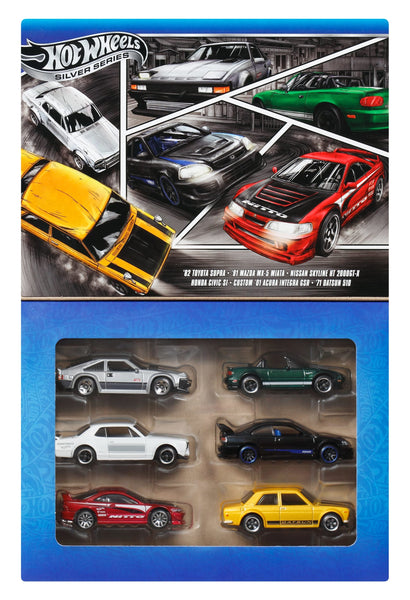Hot Wheels 1:64 ölçekli metal oyuncak arabalar, 6'lı Japon aracı