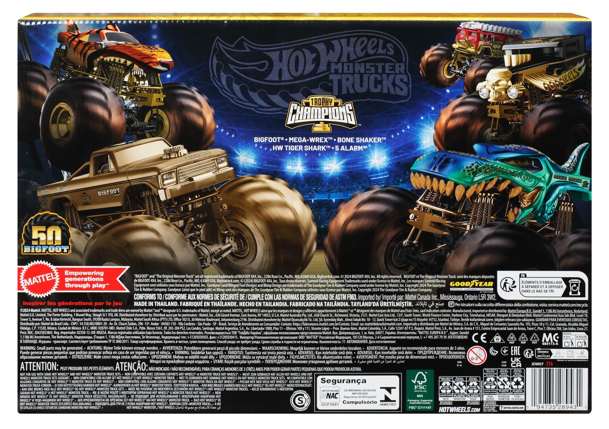 Hot Wheels Course et Rangement Flying Customs | Mattel