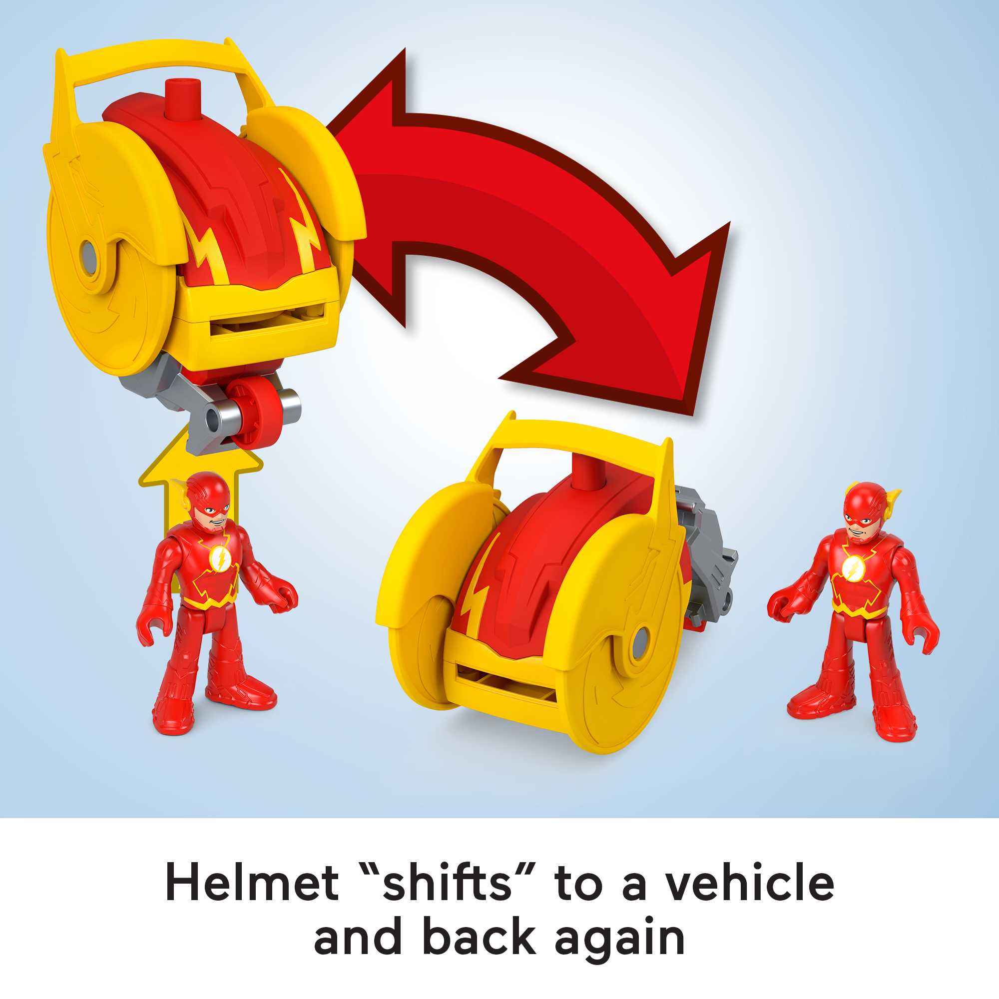 Fisher-Price Imaginext DC Super Friends Head Shifters The Flash
