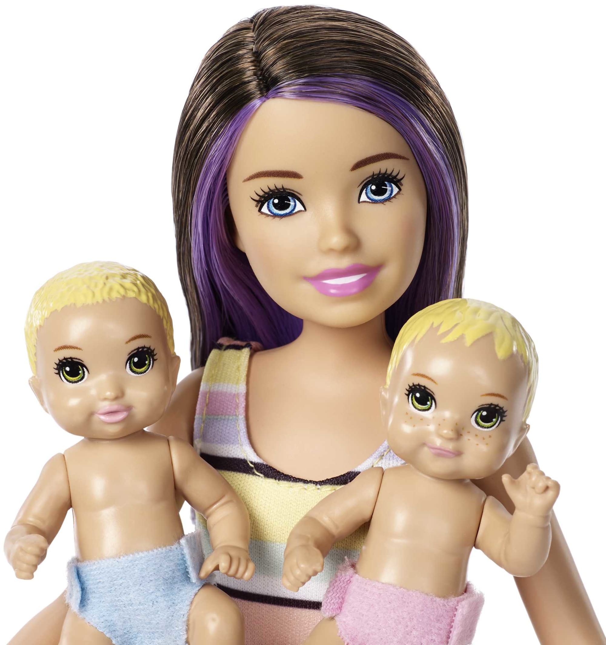 Muñecas y conjunto Nap 'n' Nurture Nursery de Skipper Canguro de bebés Barbie | GFL38 | MATTEL