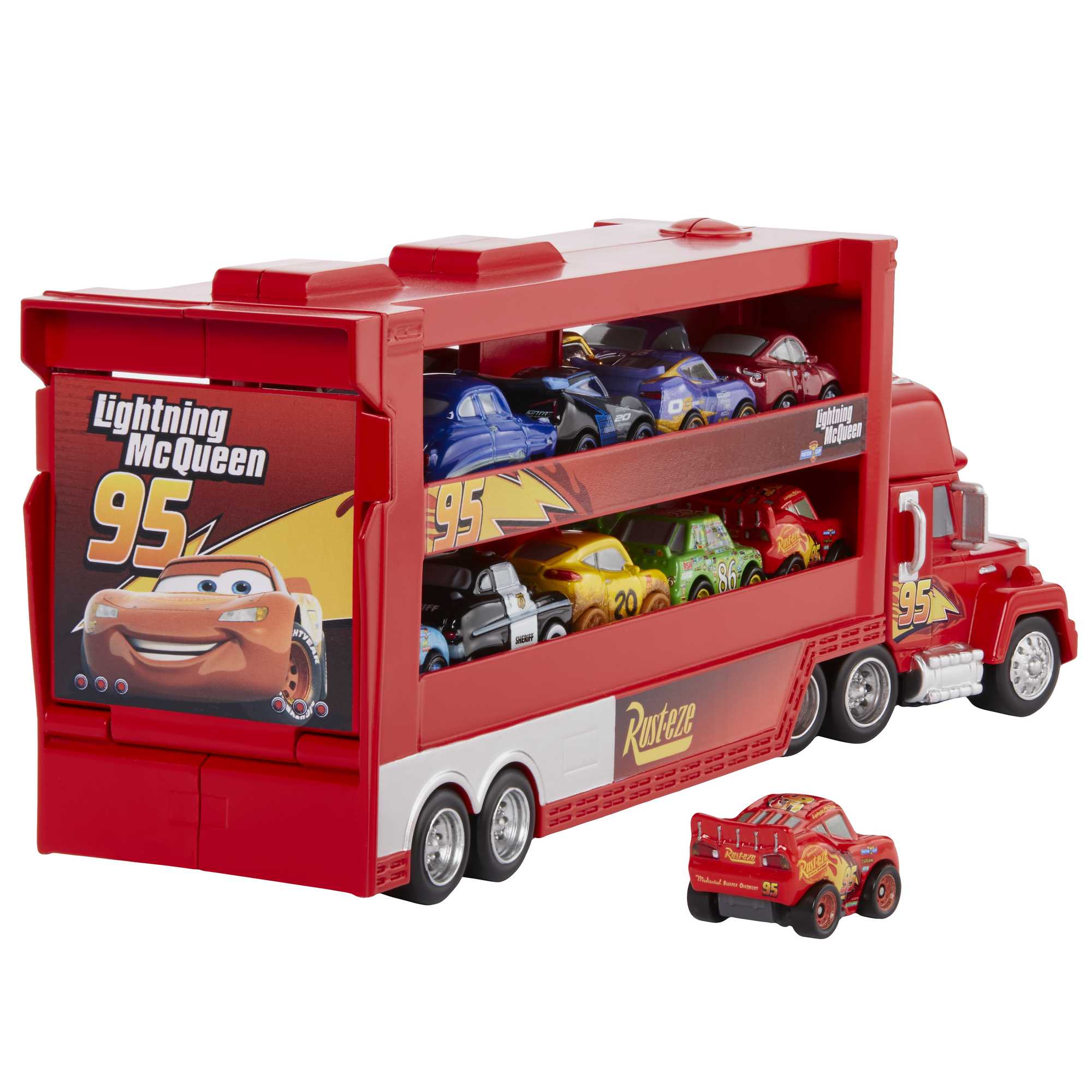 Disney Pixar Cars Mack Mini Racers Hauler | GNW34 | MATTEL