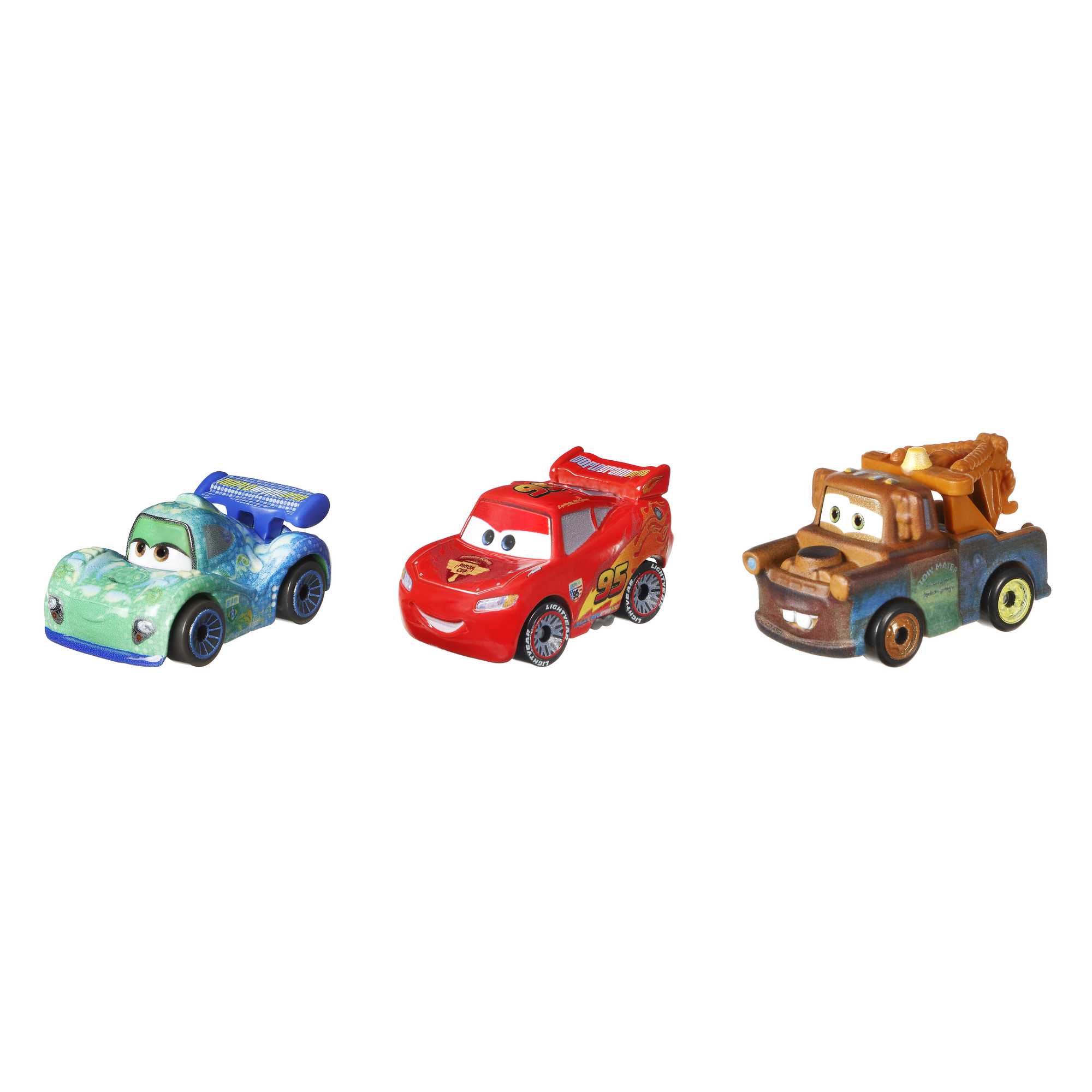 Disney Pixar Cars Mini Racers 3-Pack Assortment | GKG01 | MATTEL