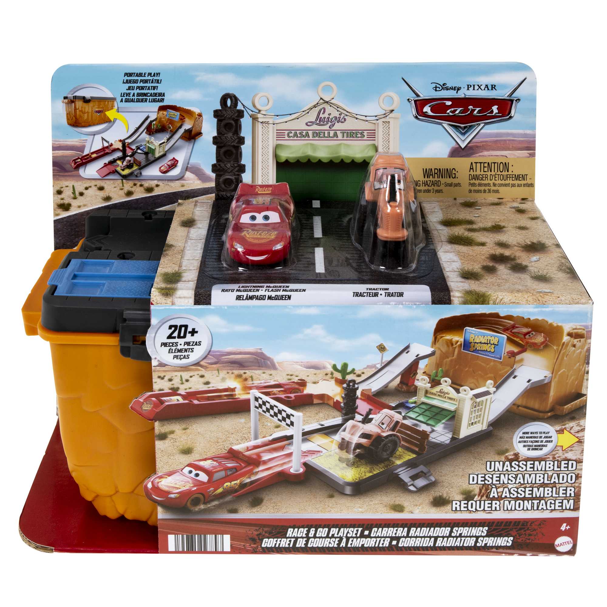 Disney Pixar Cars Race Go Playset HDN02 MATTEL