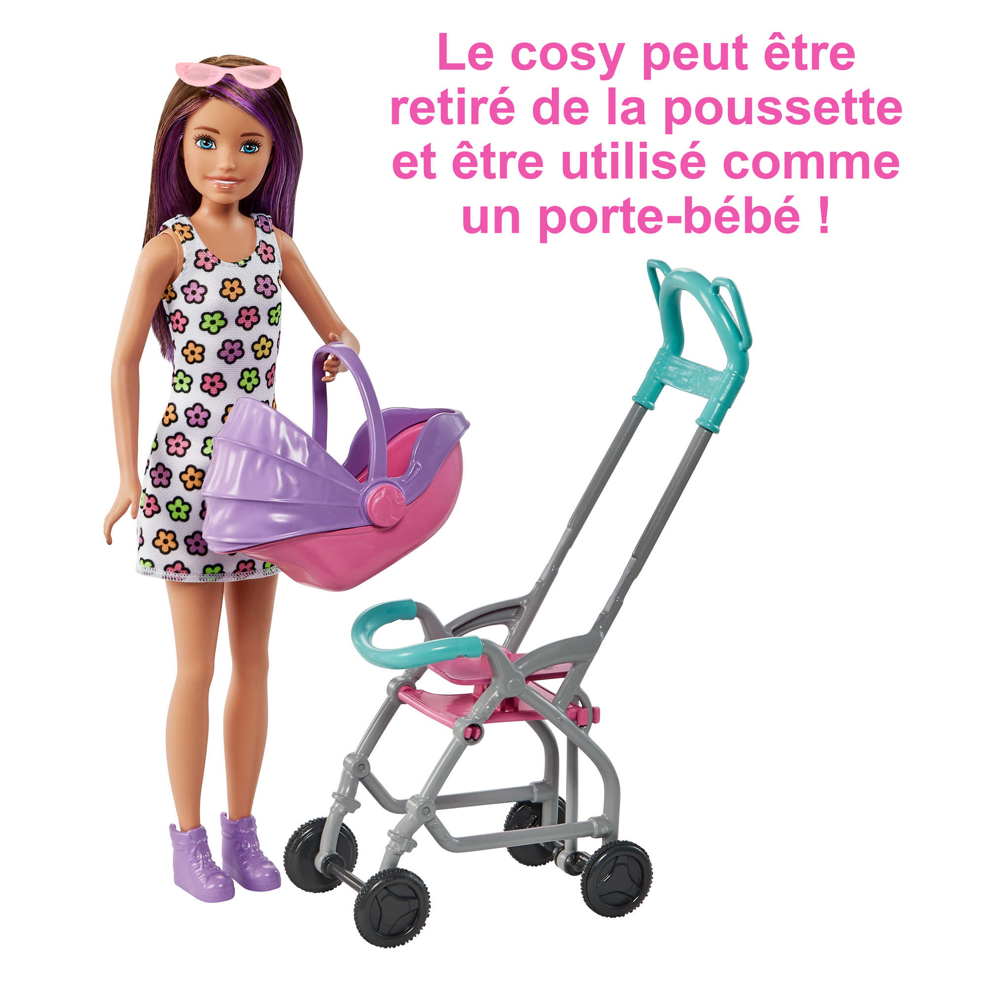 Barbie Coffret Skipper Baby-Sitter Poussette