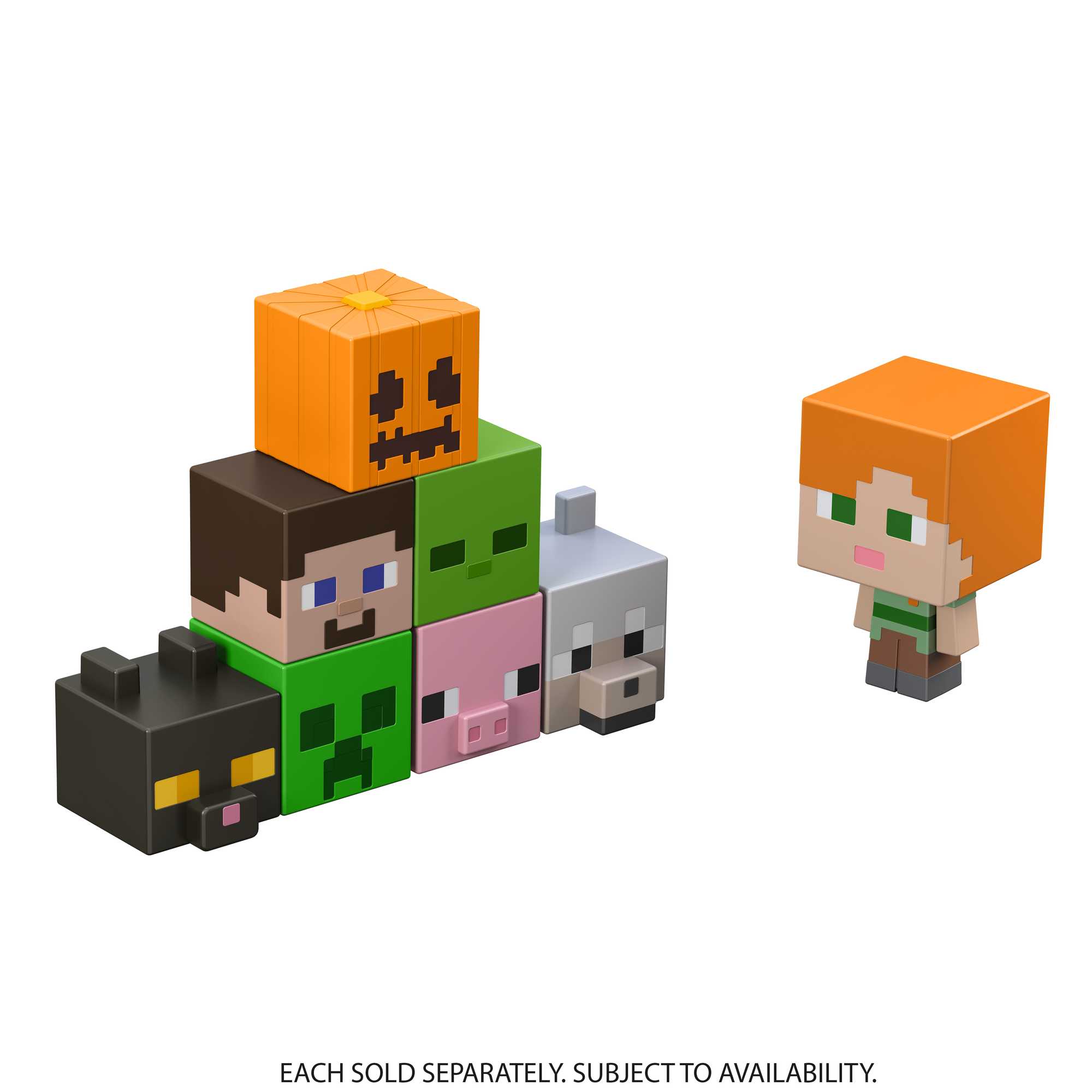 Minecraft Cabezas Minis Surtido de Figuras | | MATTEL