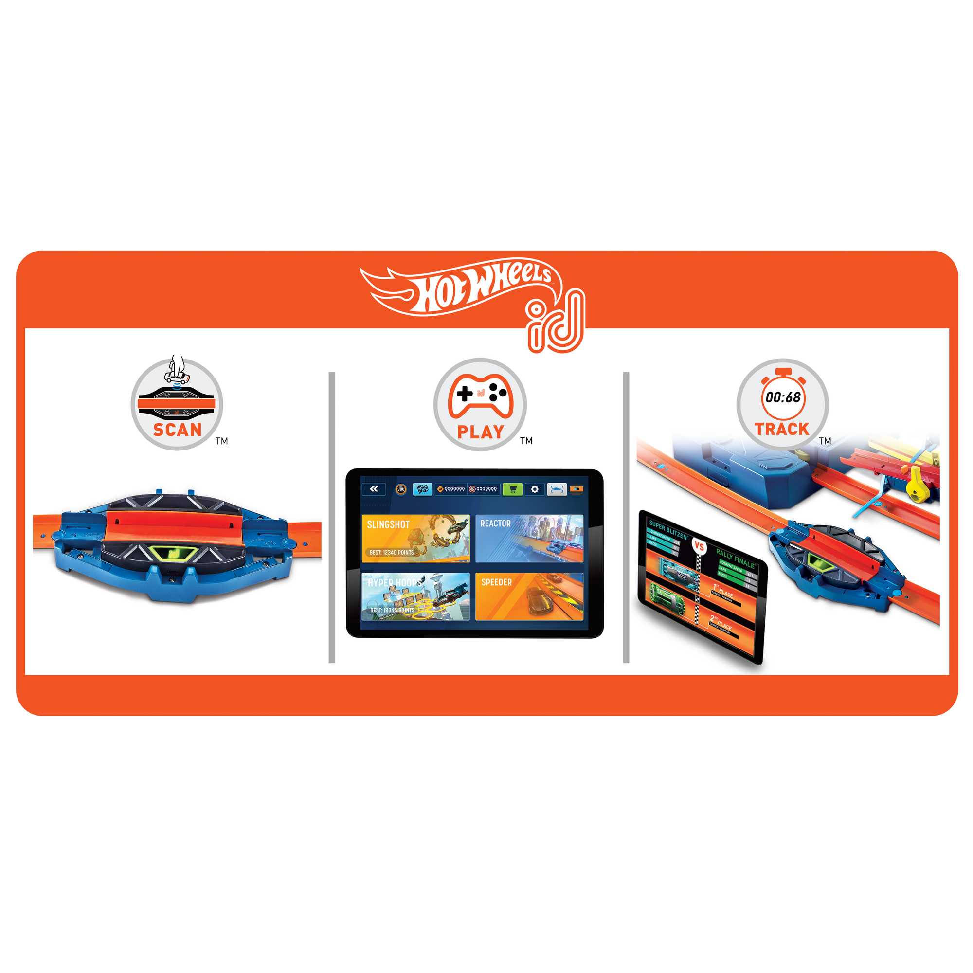 Hot Wheels Track Builder Unlimited Power Boost BoxTrack Set | GNJ01