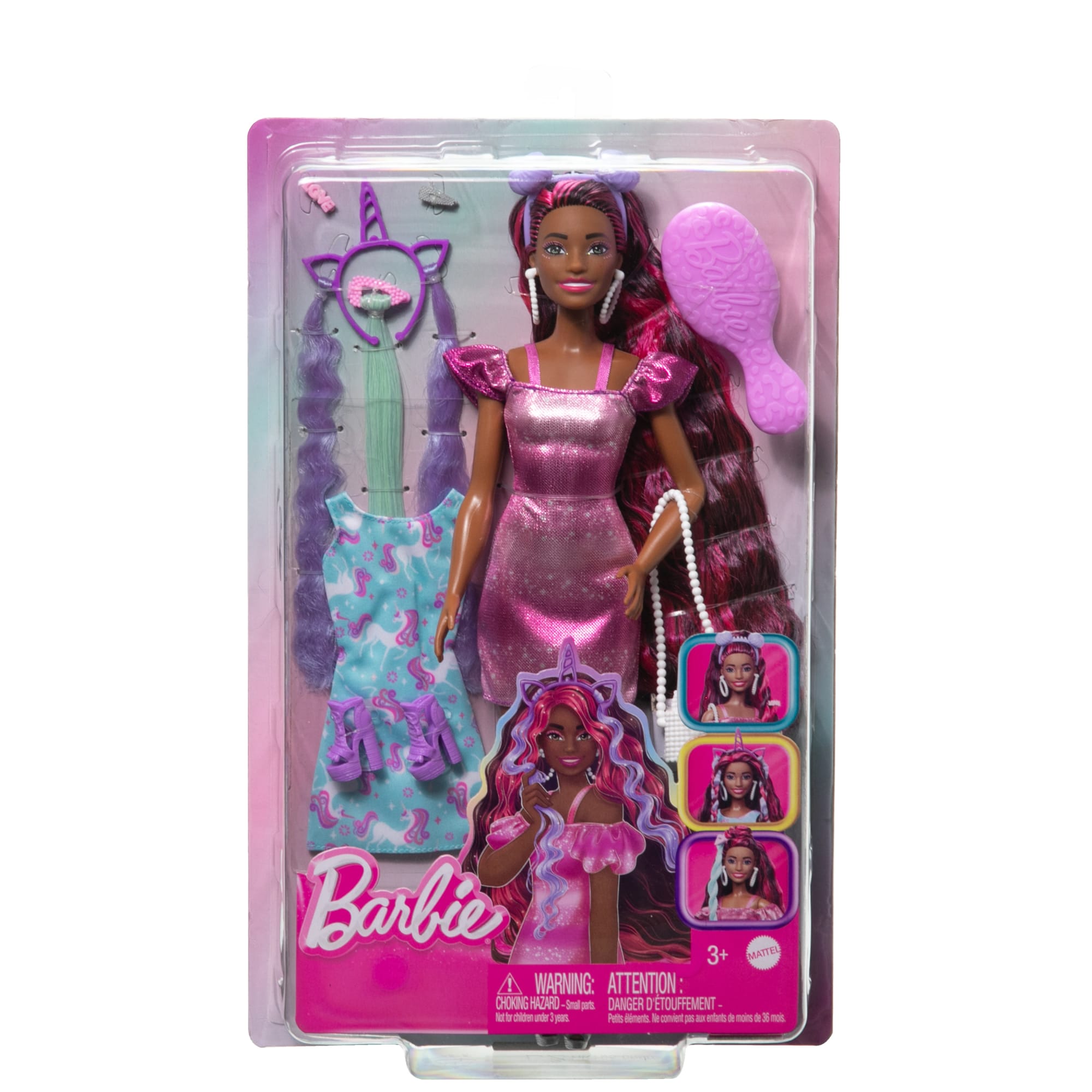 Poupée à coiffer Barbie HMD78 29 cm