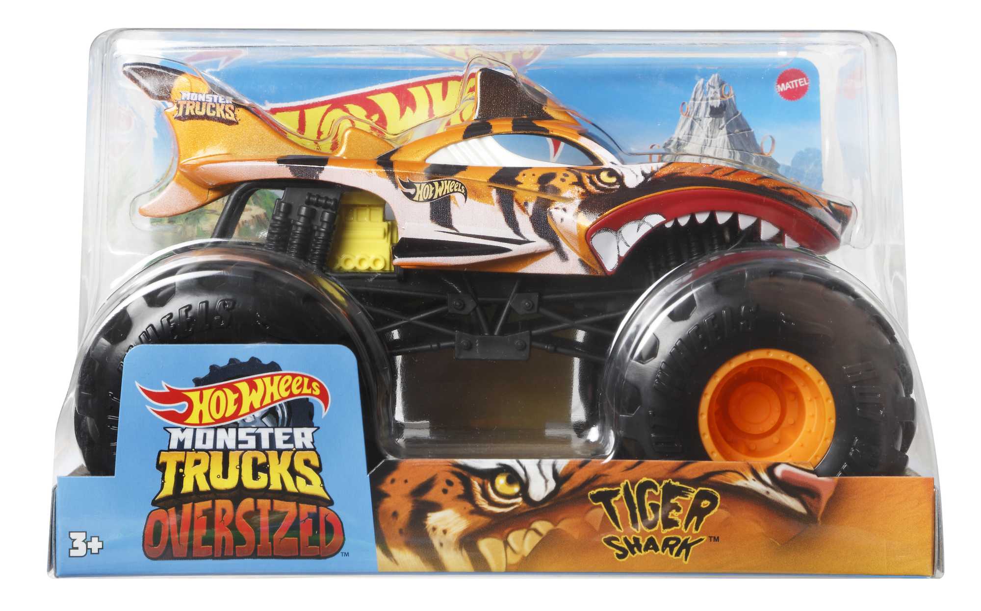 Hot Wheels Monster Trucks L'Inarrêtable Tiger Sh…