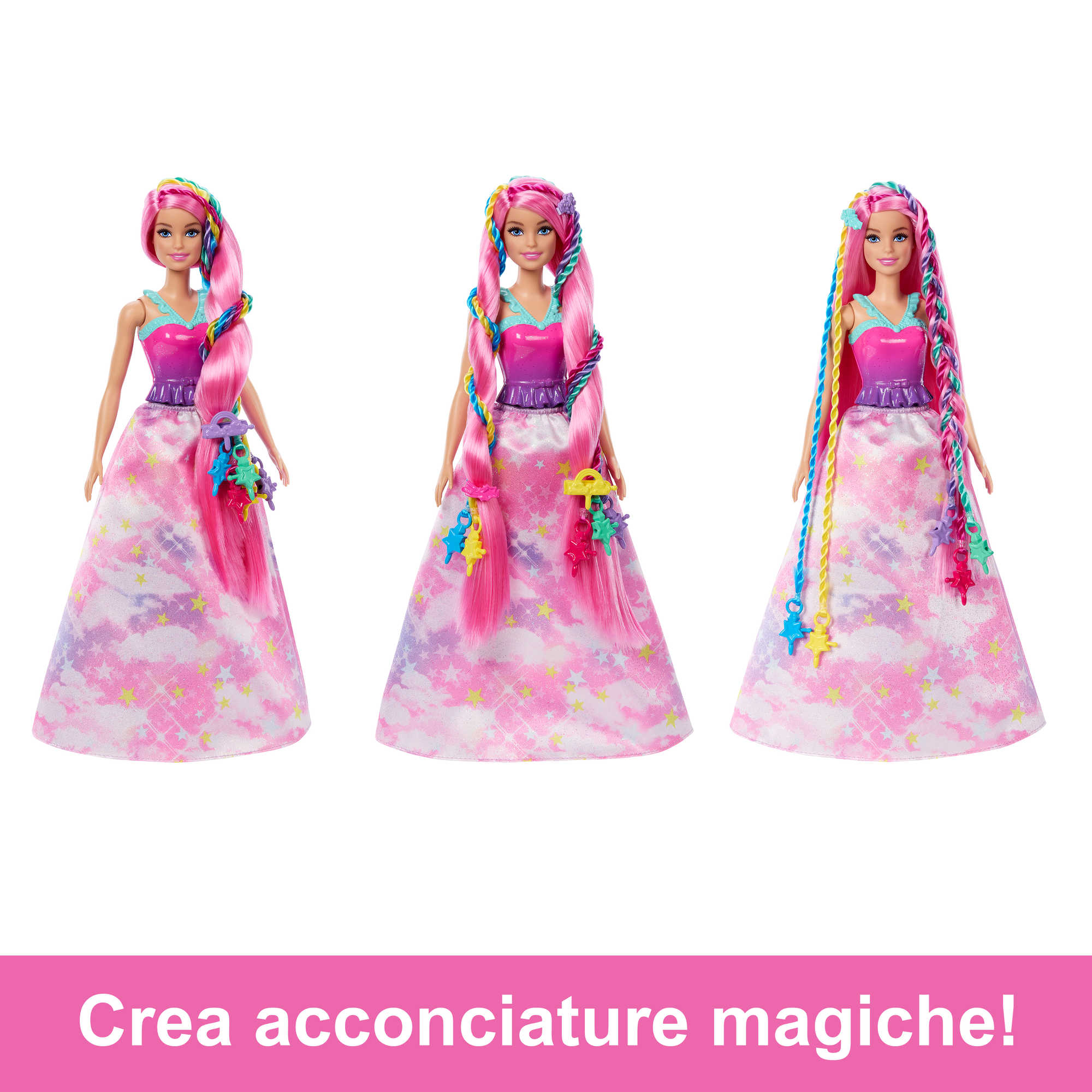 Barbie Dreamtopia Chioma da Favola bambola e accessori, HNJ06
