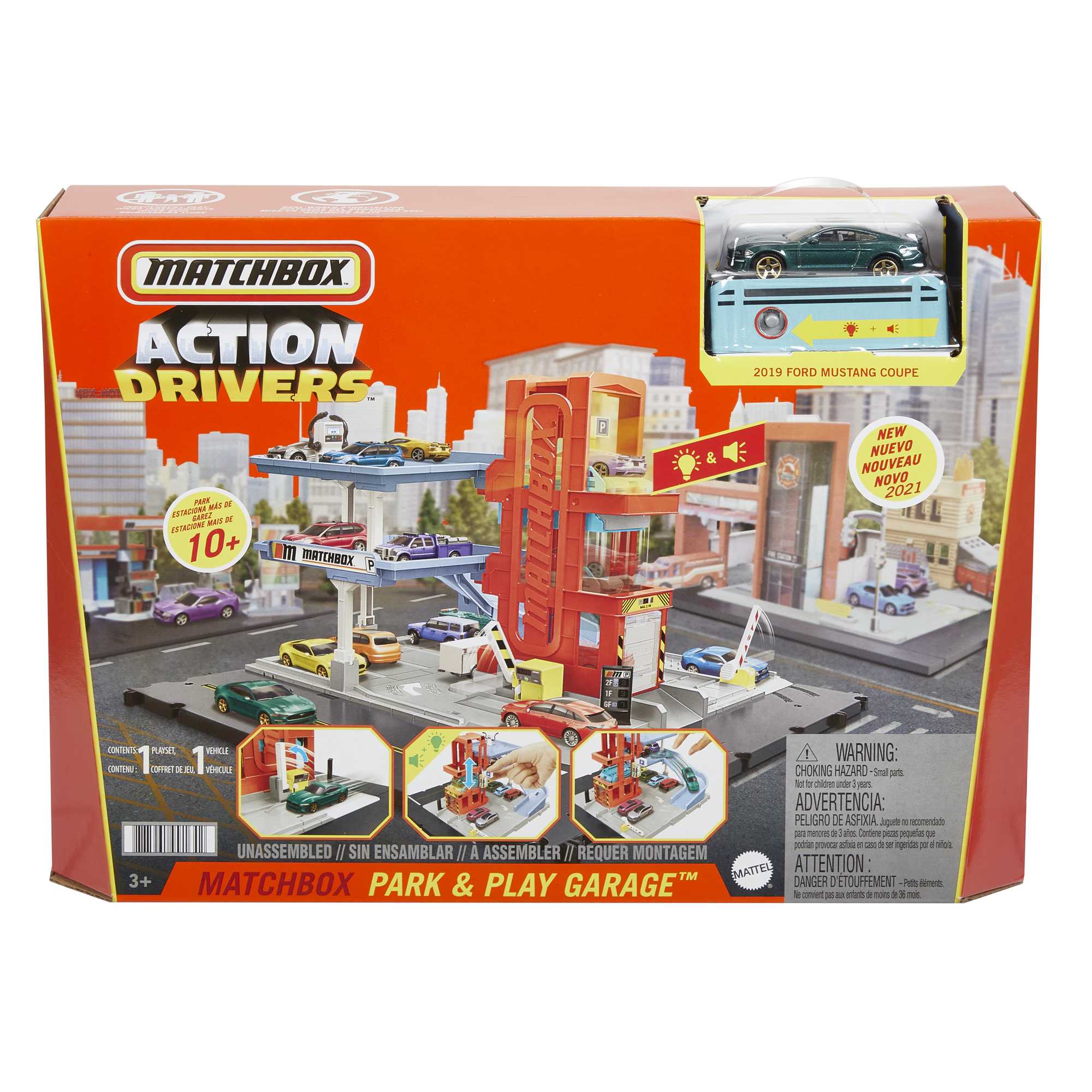 Matchbox Action Drivers Matchbox Park & Play Garage | HBL60 | MATTEL