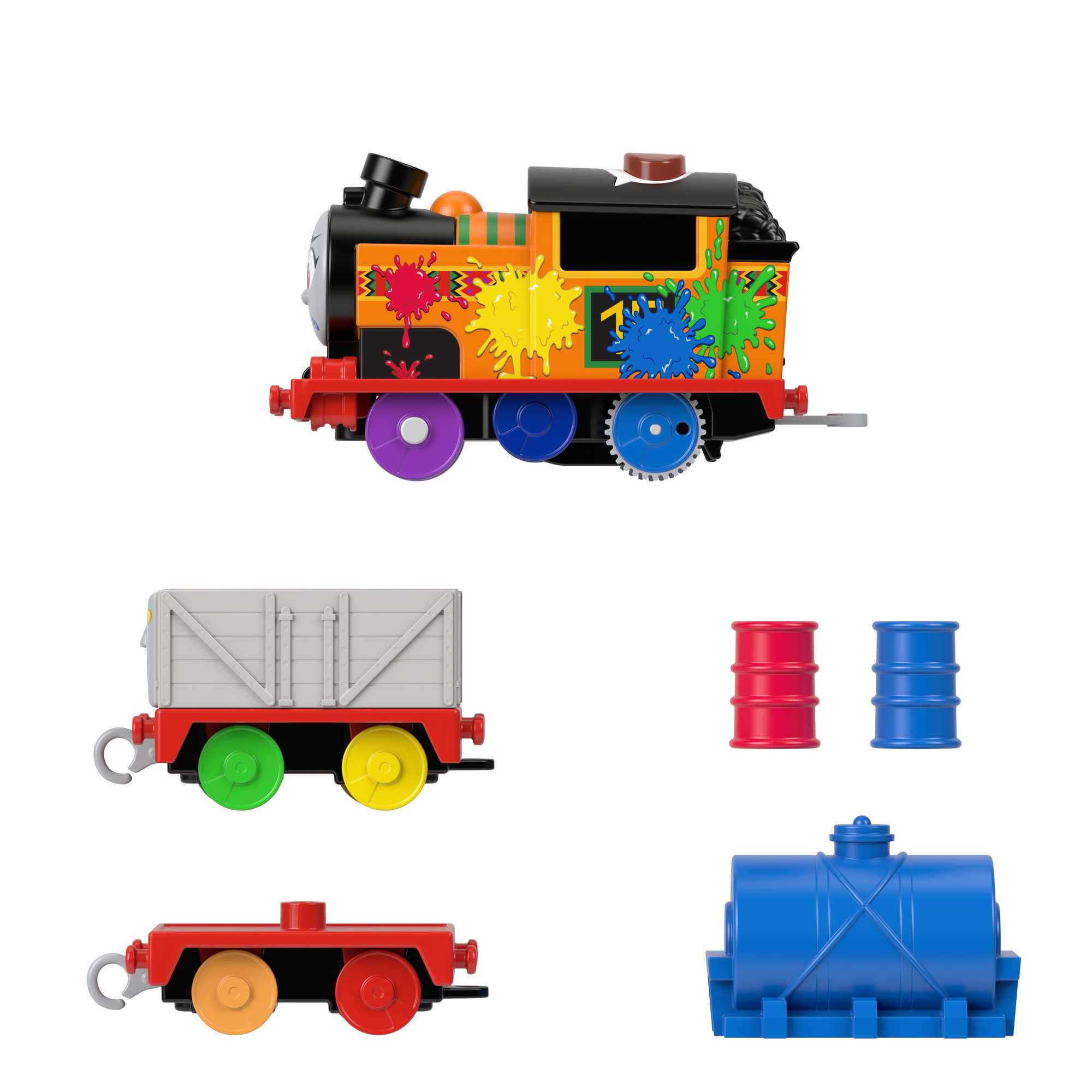 Thomas & Friends Motorized Talking Nia Train with Wobbly Cargo | MATTEL