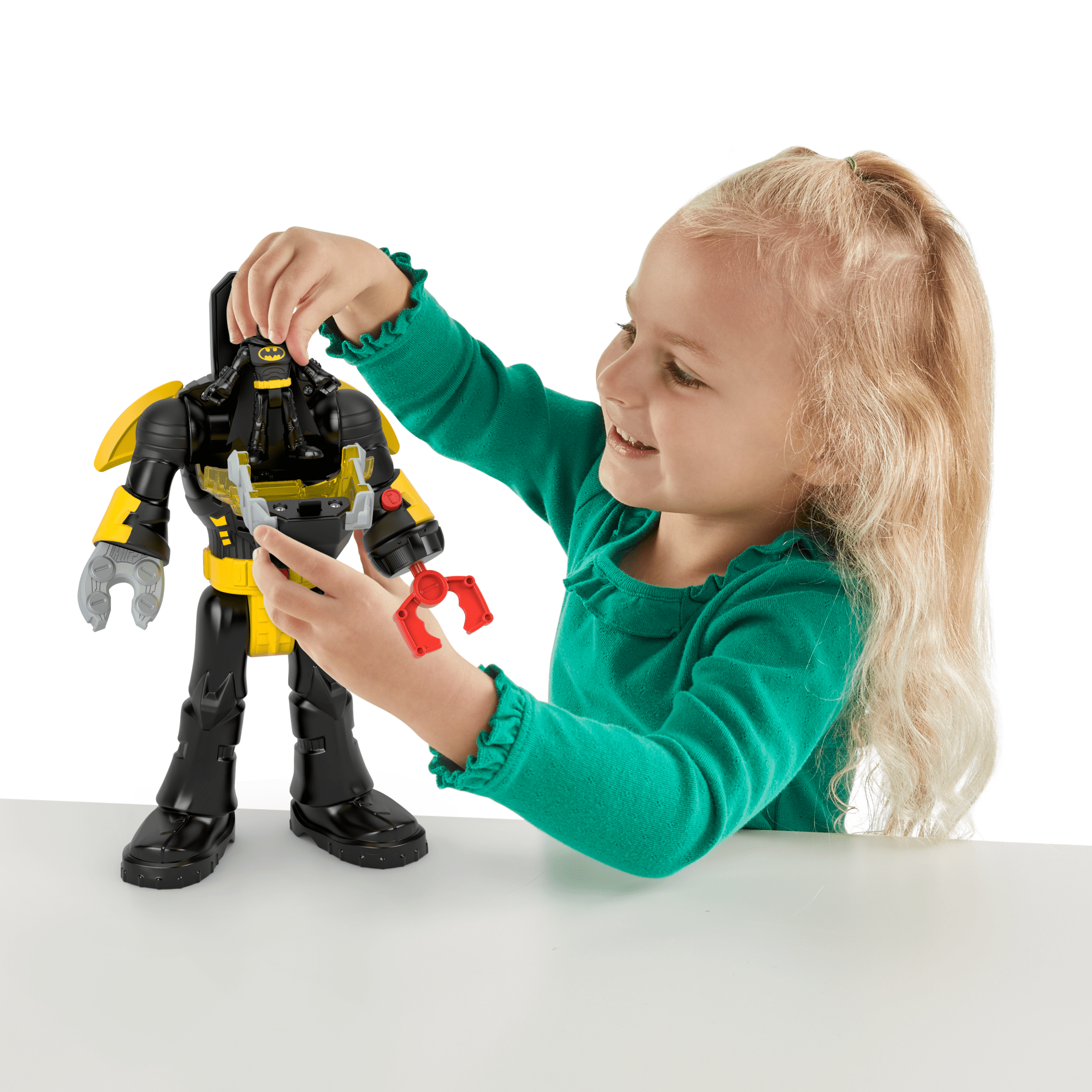 Fisher-Price Imaginext DC Batman Bat Tech Figura XL Muñeco articulado con Luces, Regalo para niños 3 años (Mattel GXH58 Fisher-Price Imaginext DC Batman Bat Tech Figura XL Muñeco articulado con Luces, Regalo para niños 3 años (Mattel GXH58