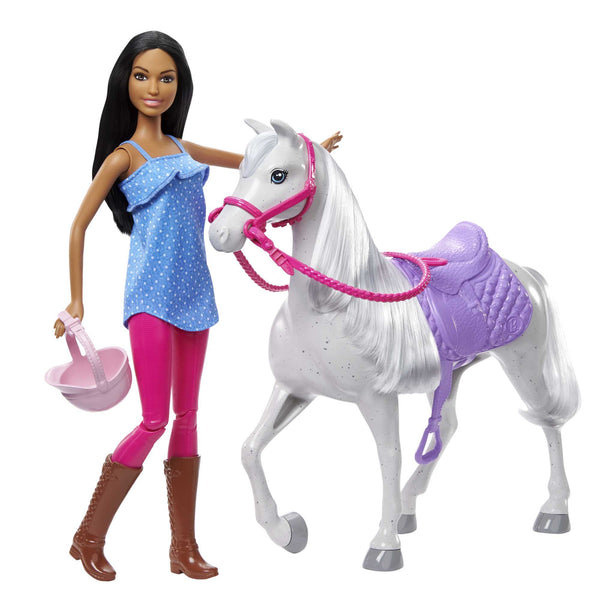 Barbie Paard en (donker) | HCJ53 | MATTEL