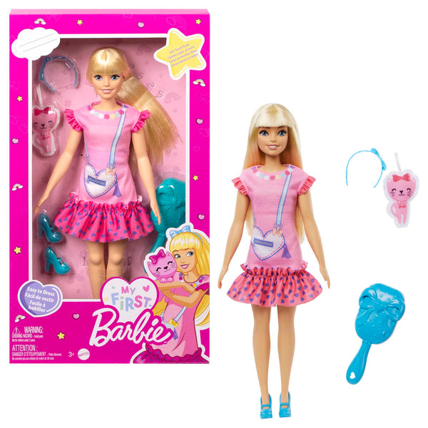 Barbie – Ma Première Barbie – Poupée Malibu blonde – Poupée