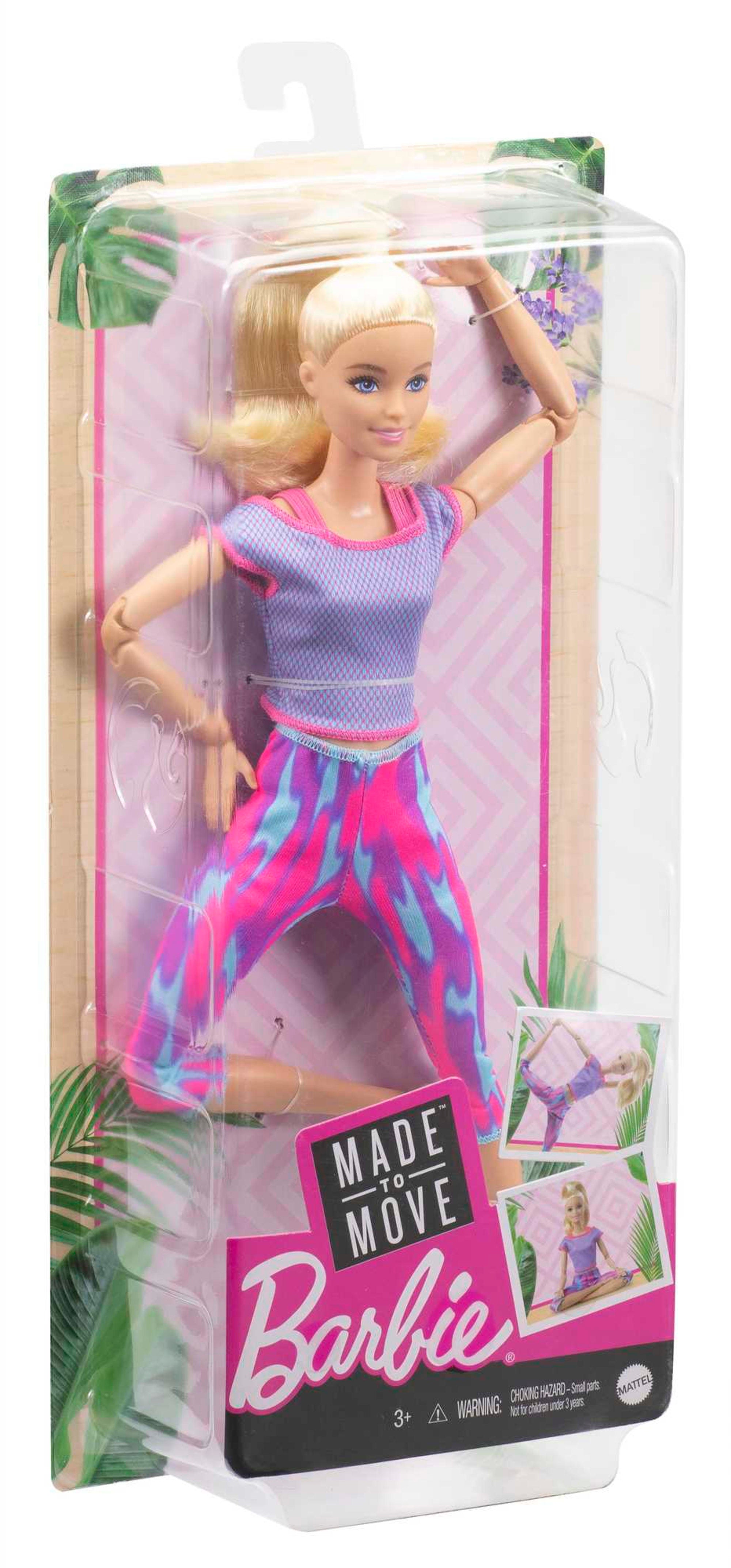 Barbie Nova Made To Move Aula De Yoga Morena Mattel Ftg80 em Promoção na  Americanas
