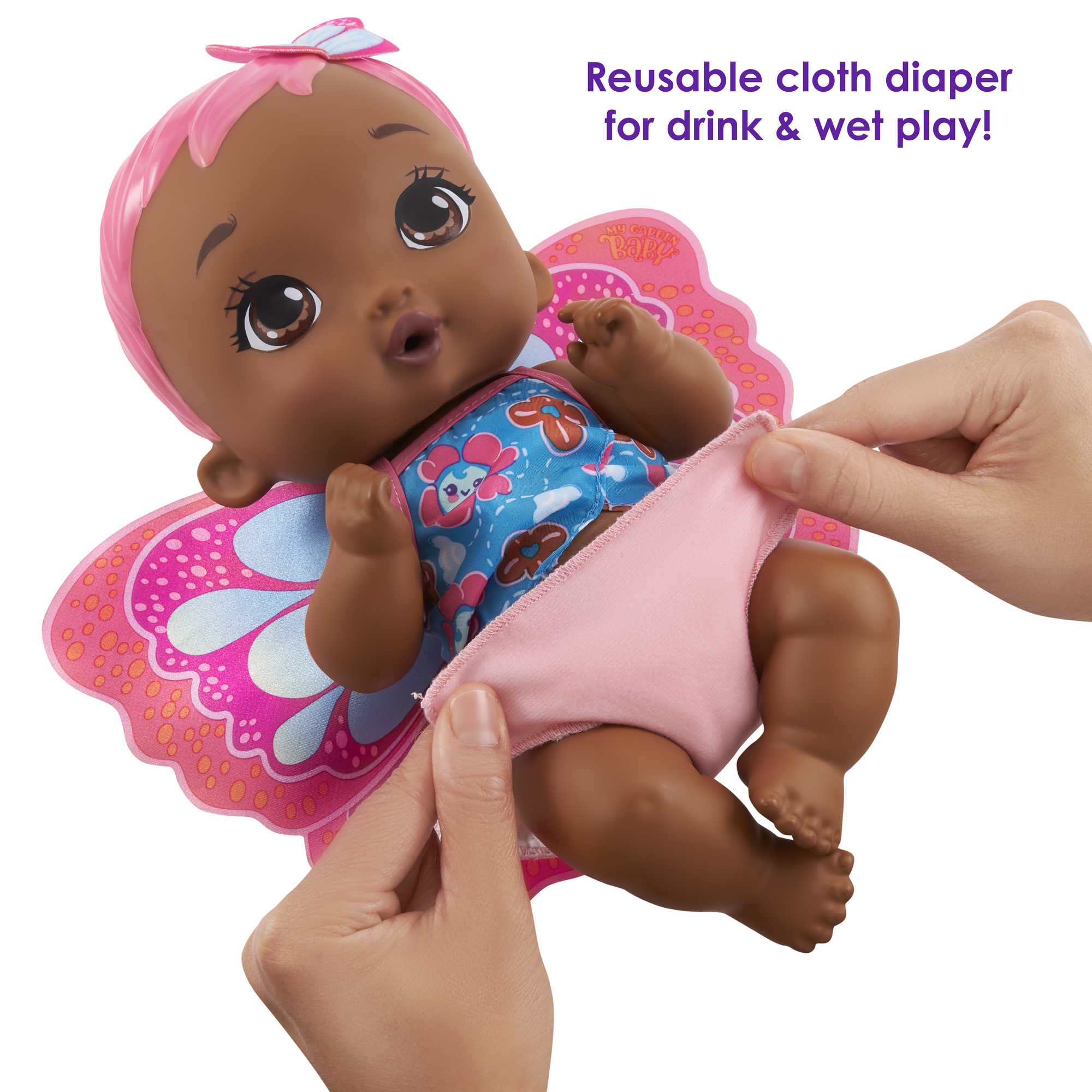 My Garden Baby Feed & Change Baby Butterfly Doll, GYP12