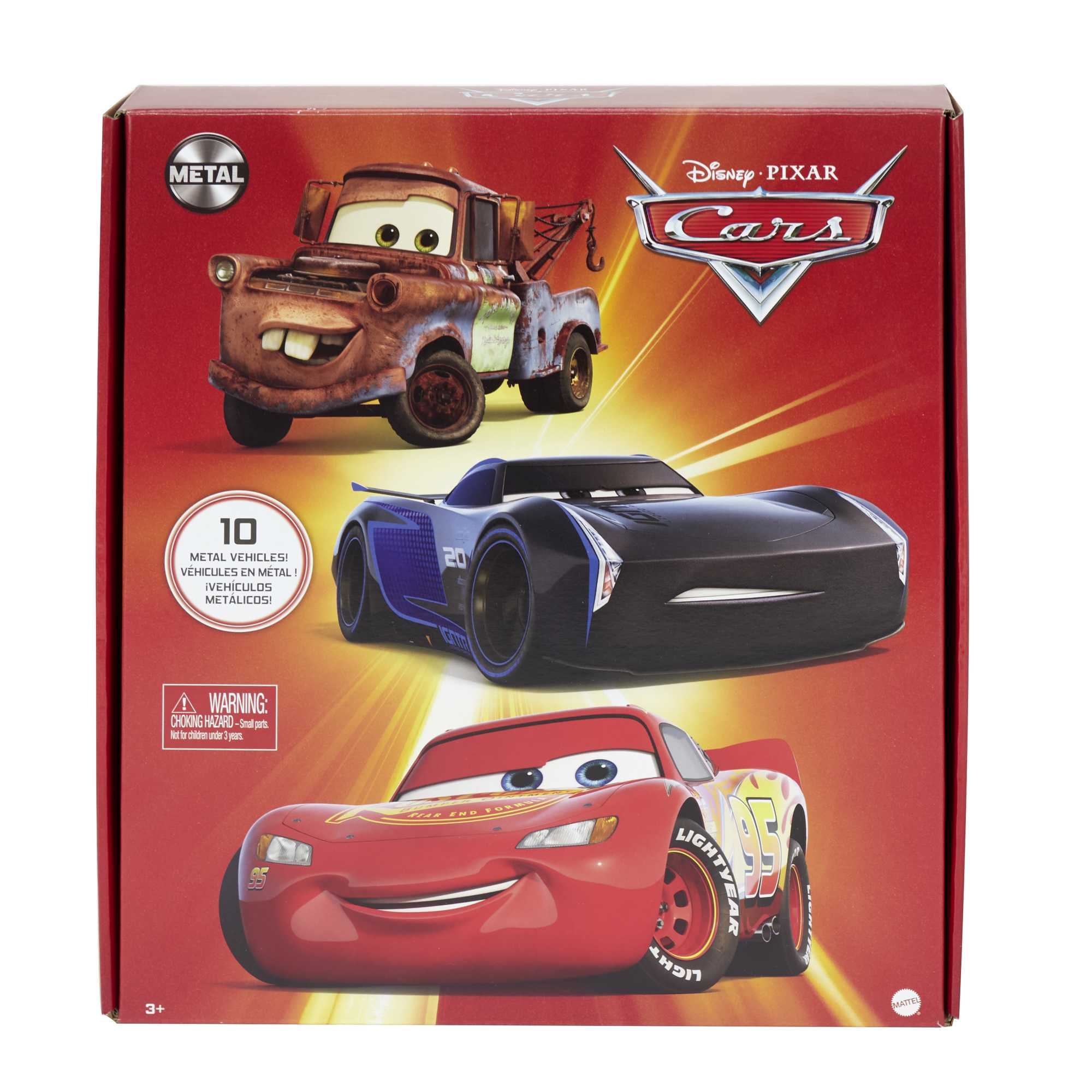 Disney Cars - Paquete de 10 vehículos pequeños de metal para competición y  juego de cuentos : : Juguetes y Juegos