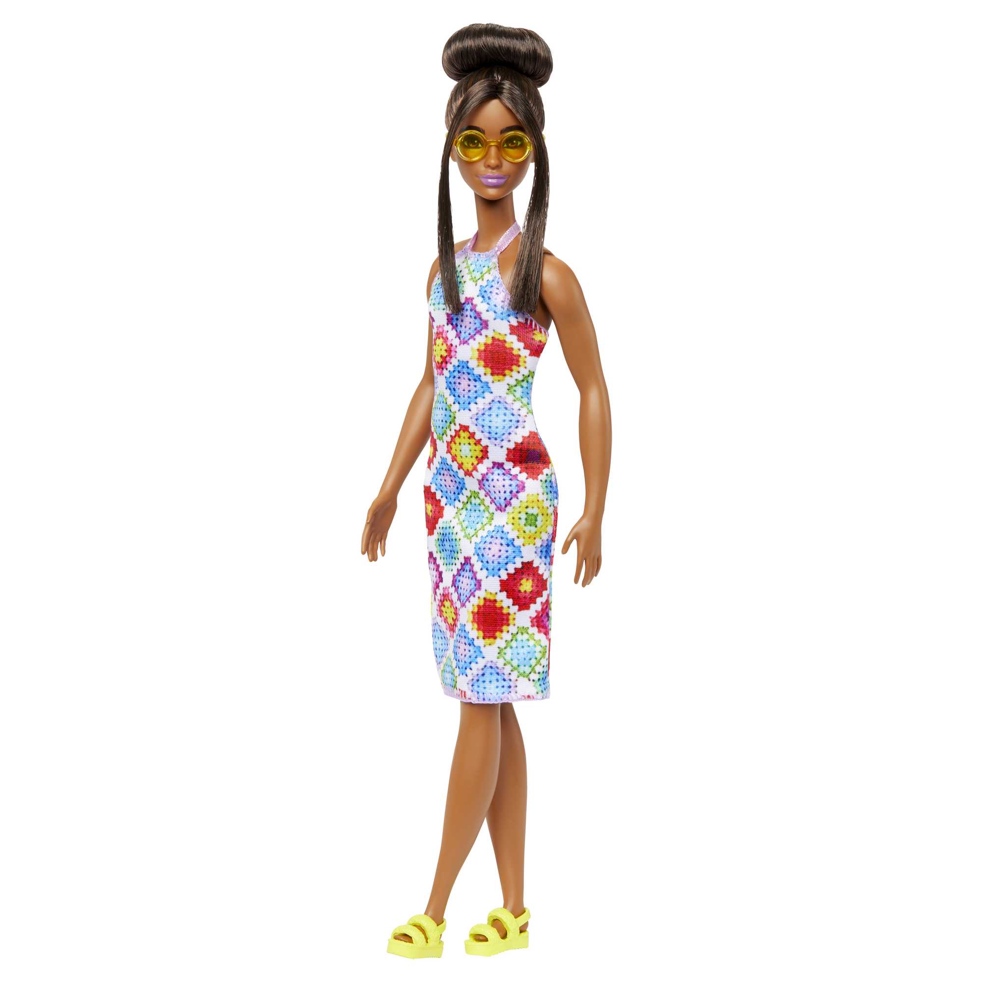 Barbie Fashionistas Bambola con Cappelli Castani e Protesi alla Gamba con  Accessori Giocattolo per Bambini 3+ Anni FXL54