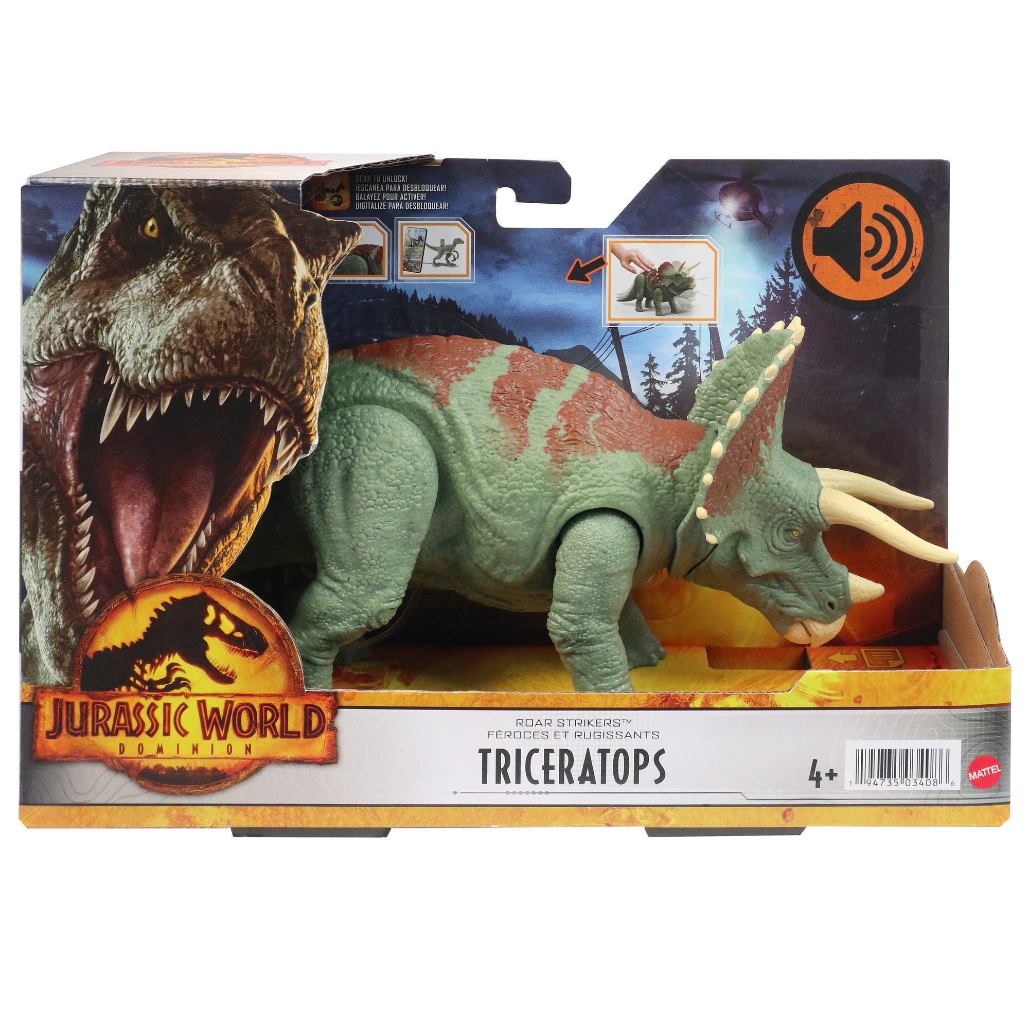 Jurassic World Sound Strike Medium Tech Triceratops - Sound Strike Medium  Tech Triceratops . Buy Triceratops toys in India. shop for Jurassic World  products in India.