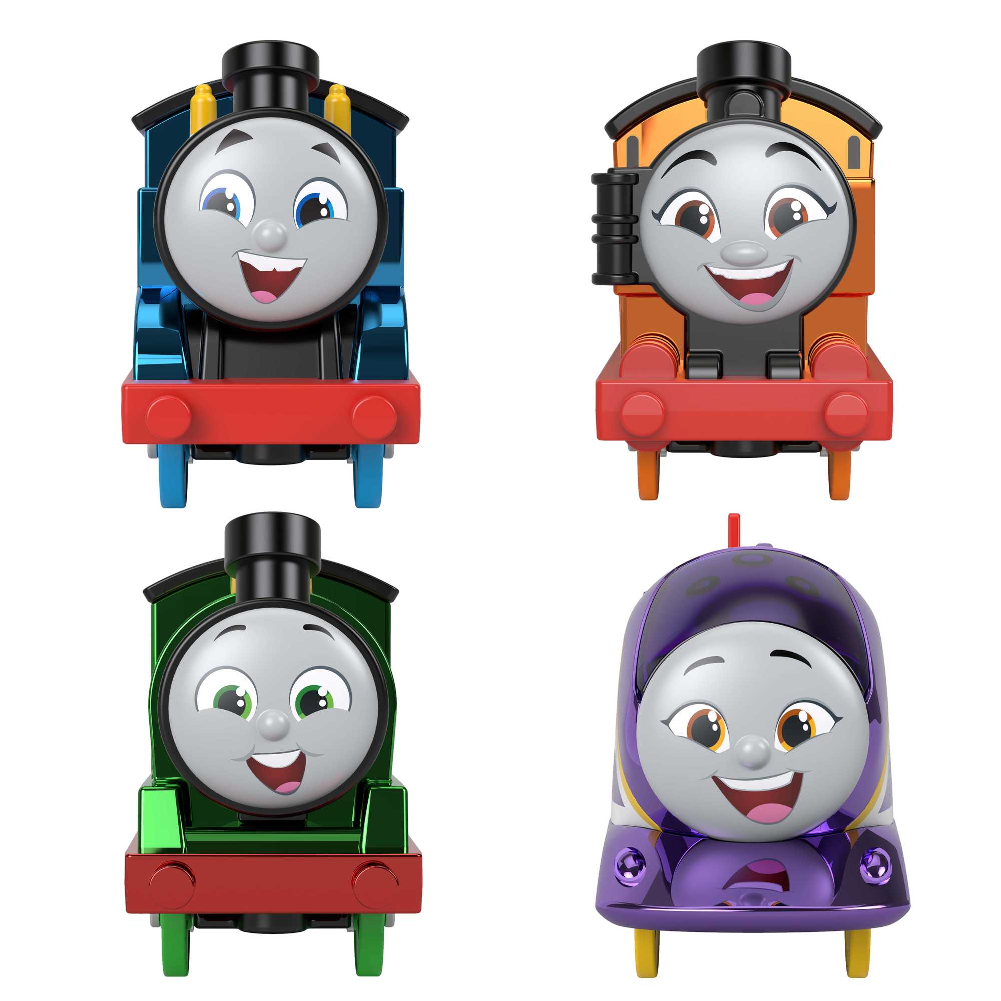 Fisher-Price Thomas & Friends Thomas, Nia, Percy, & Kana | HHM46 | MATTEL