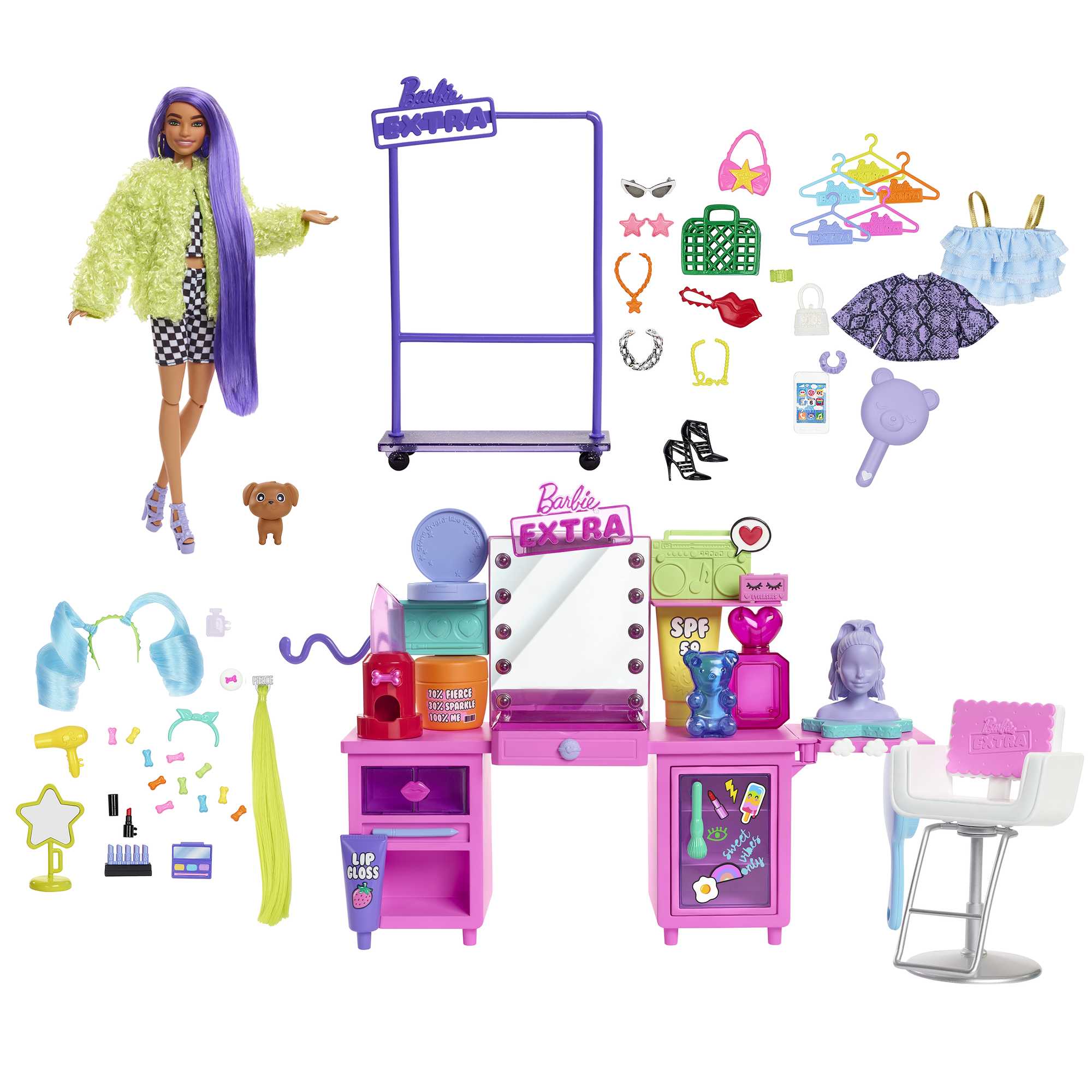 Conjunto Barbie Moveis e Acessorios Salao de Beleza Mattel DVX51 –  Starhouse Mega Store