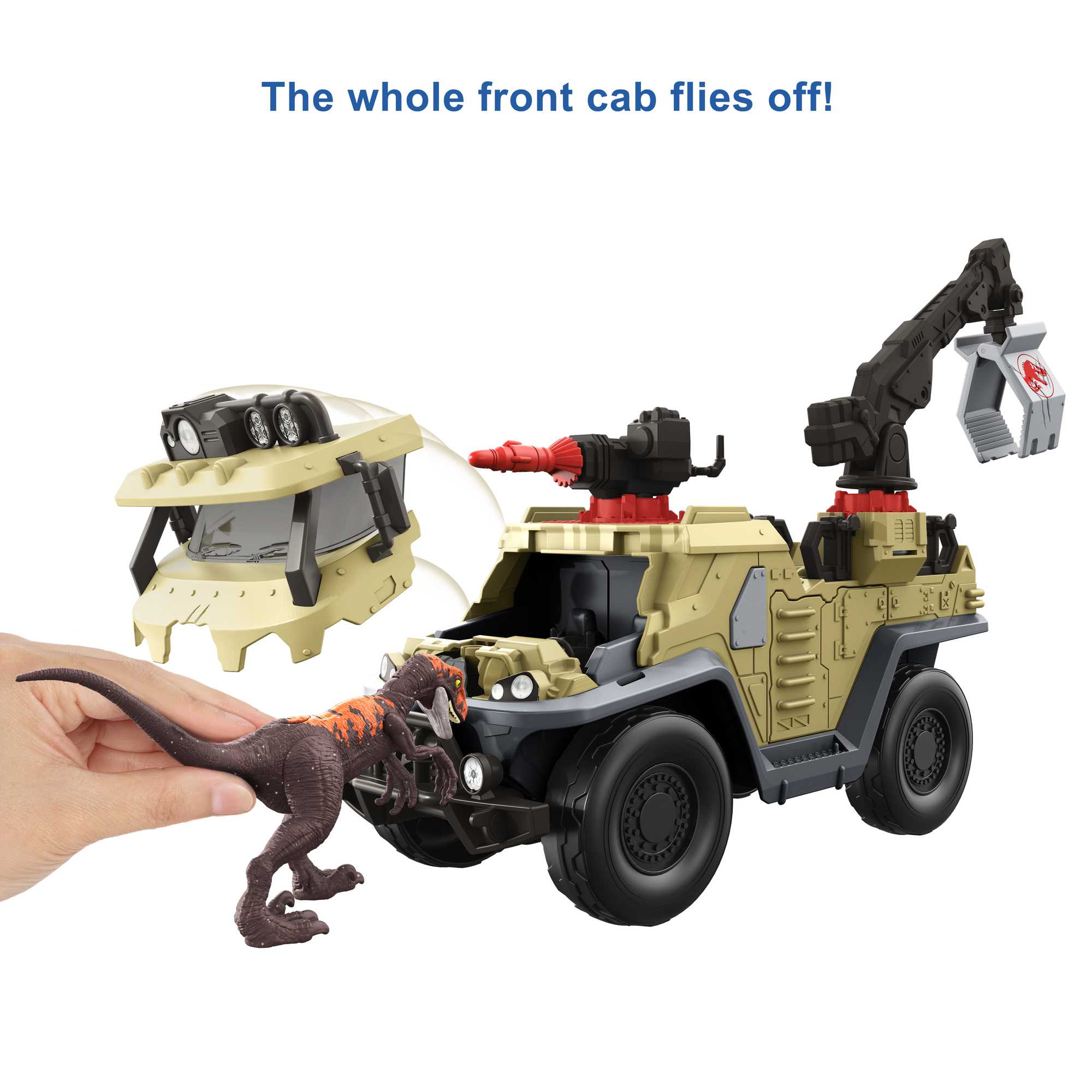 Jurassic World Capture 'N Crush Truck Vehicle | MATTEL