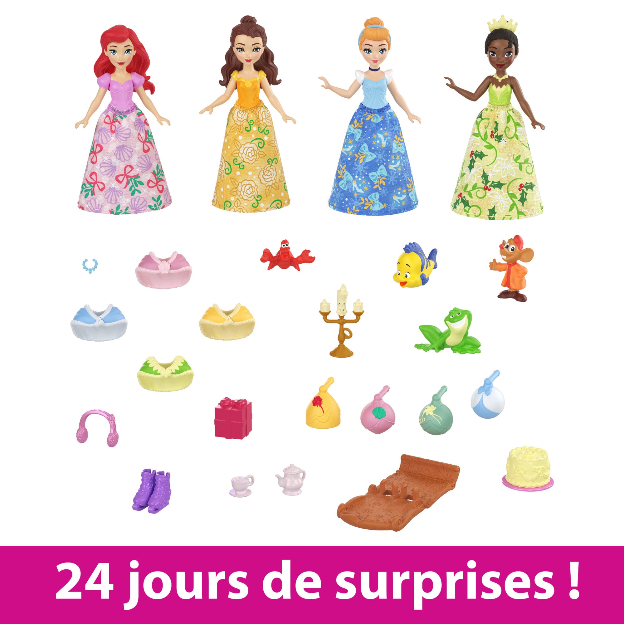 Disney-Princesses Disney-Calendrier de l'Avent 24 surprises I HLX06 I MATTEL