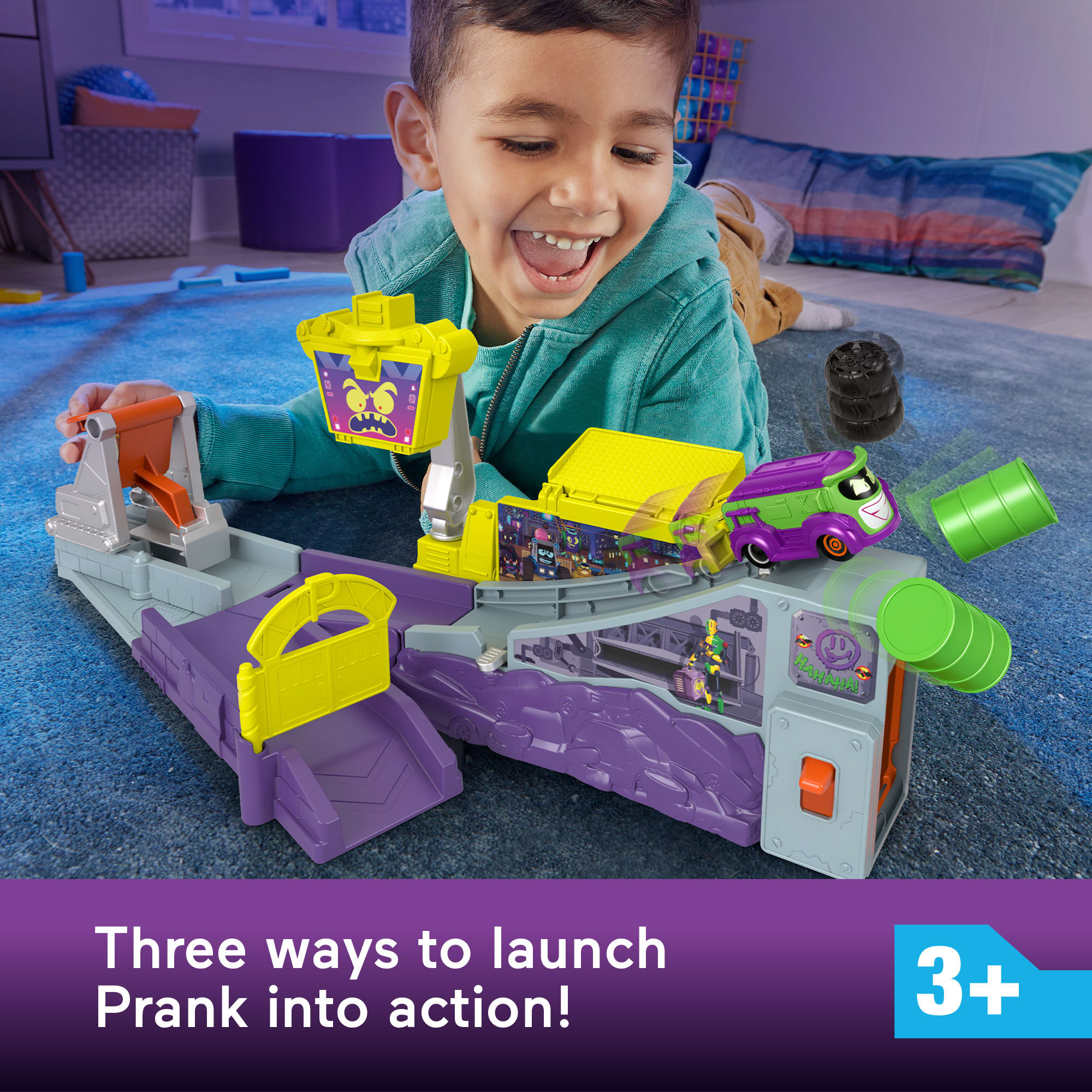 Fisher-Price® Batwheels™ Legion of Zoom Launching HQ | Mattel