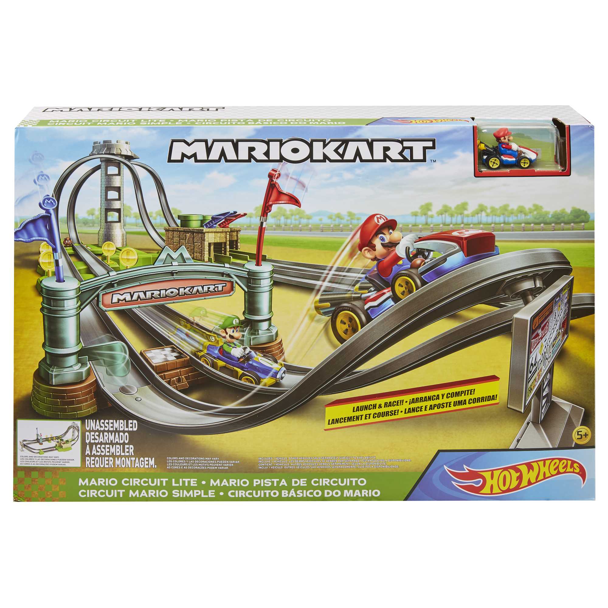 Hot Wheels Mario Kart Circuit Trackset factory