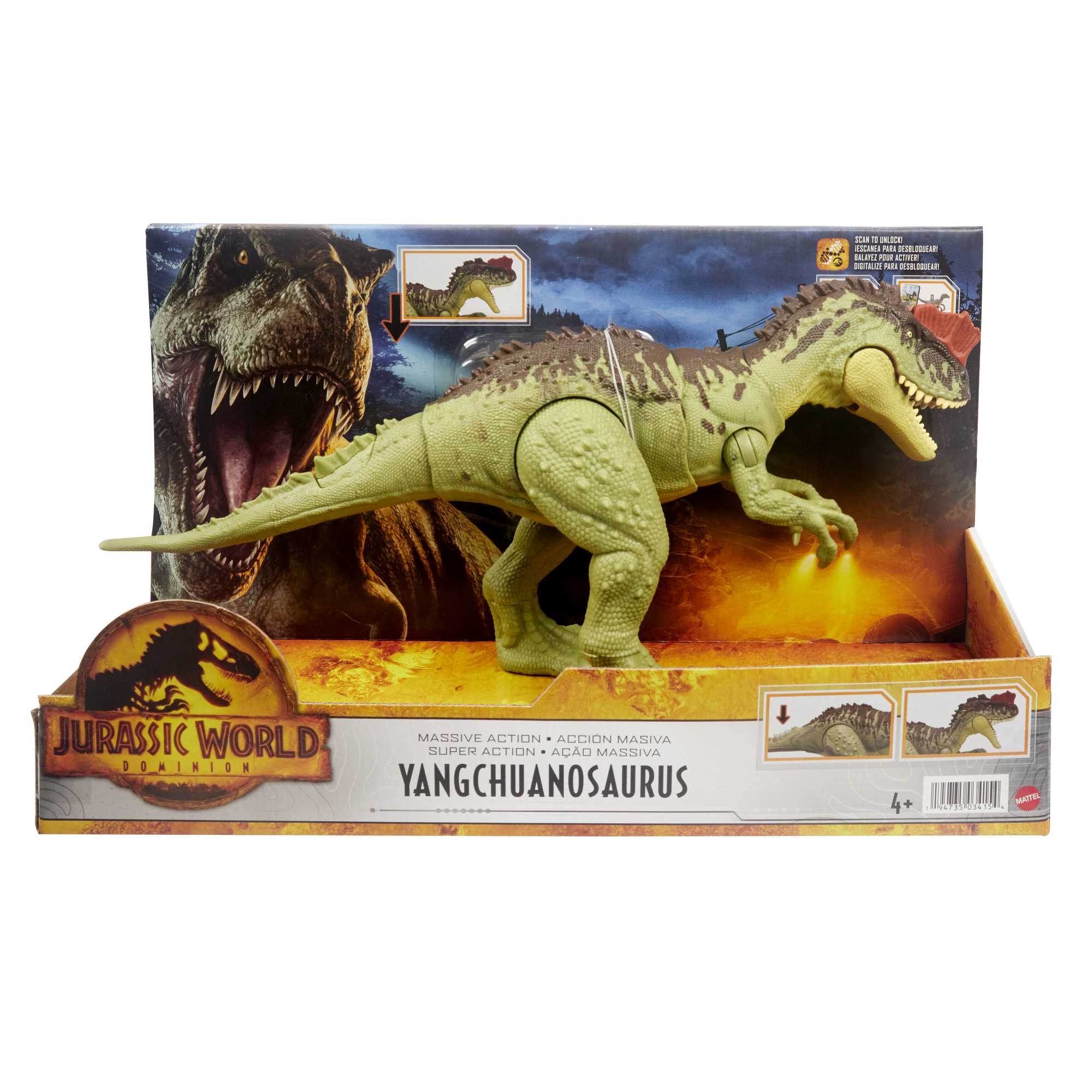 Jurassic World Massive Action Yangchuanosaurus | MATTEL