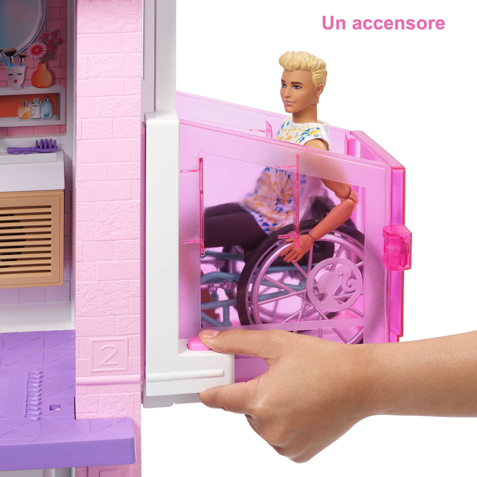 Mattel A1465XX - La casa dei sogni di Barbie, scatola con cerniere, da  trasformare in piano di gioco